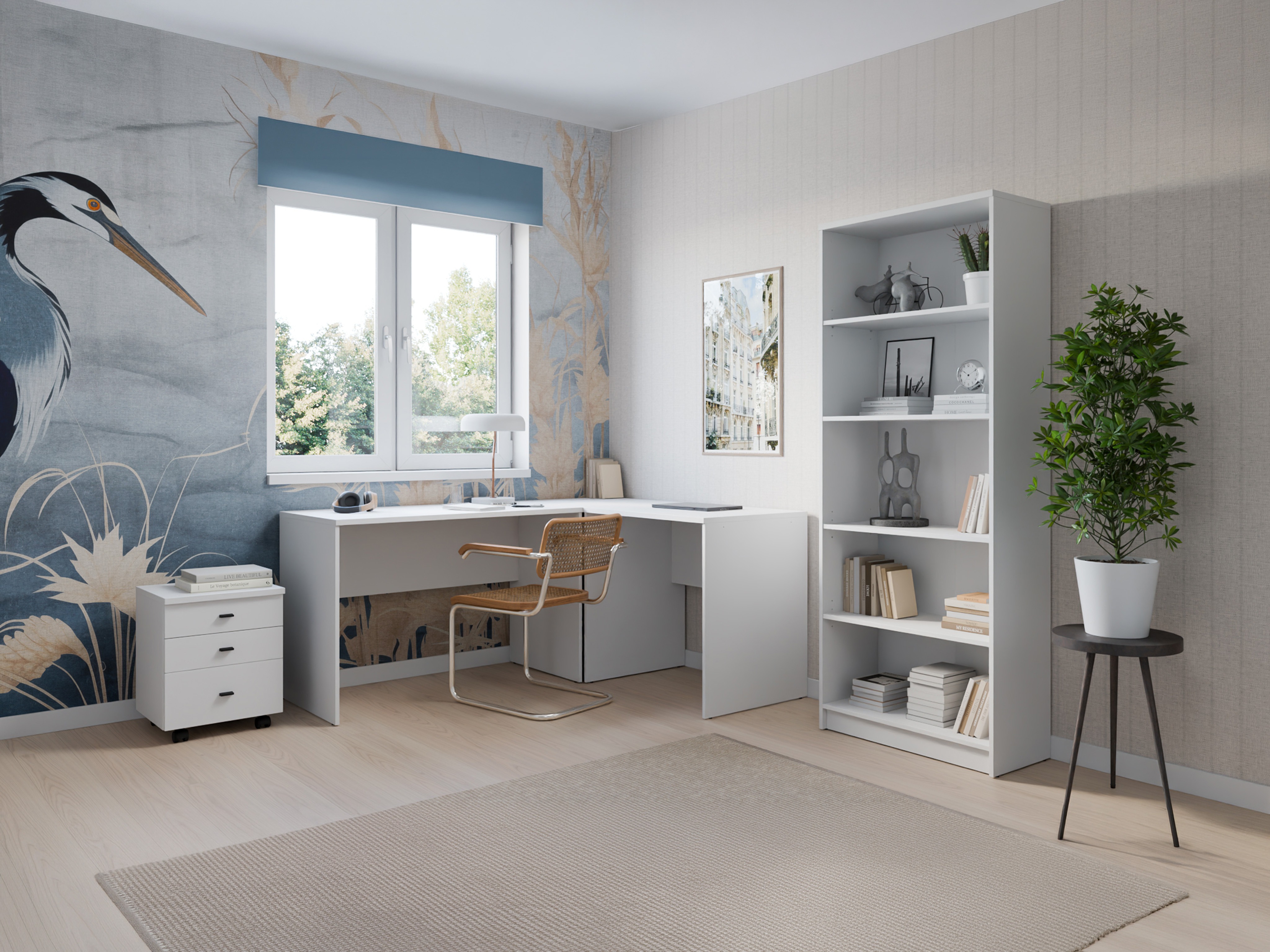 Bürotisch Fiofive 107 (Weiss)