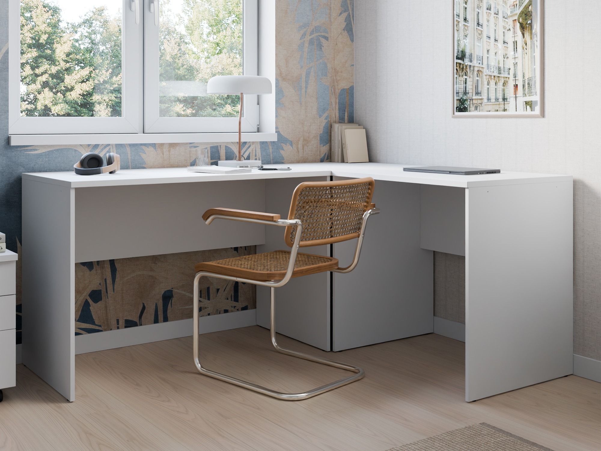 Bürotisch Fiofive 107 (Weiss)