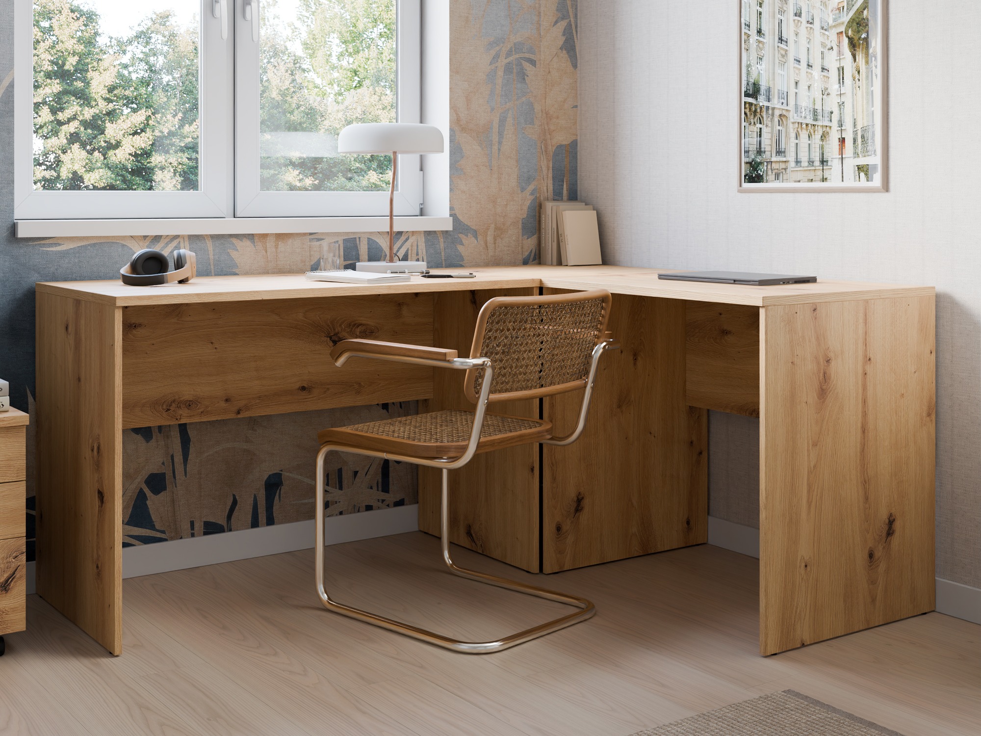 Bürotisch Fiofive 108 (Artisan Eichenholzoptik)