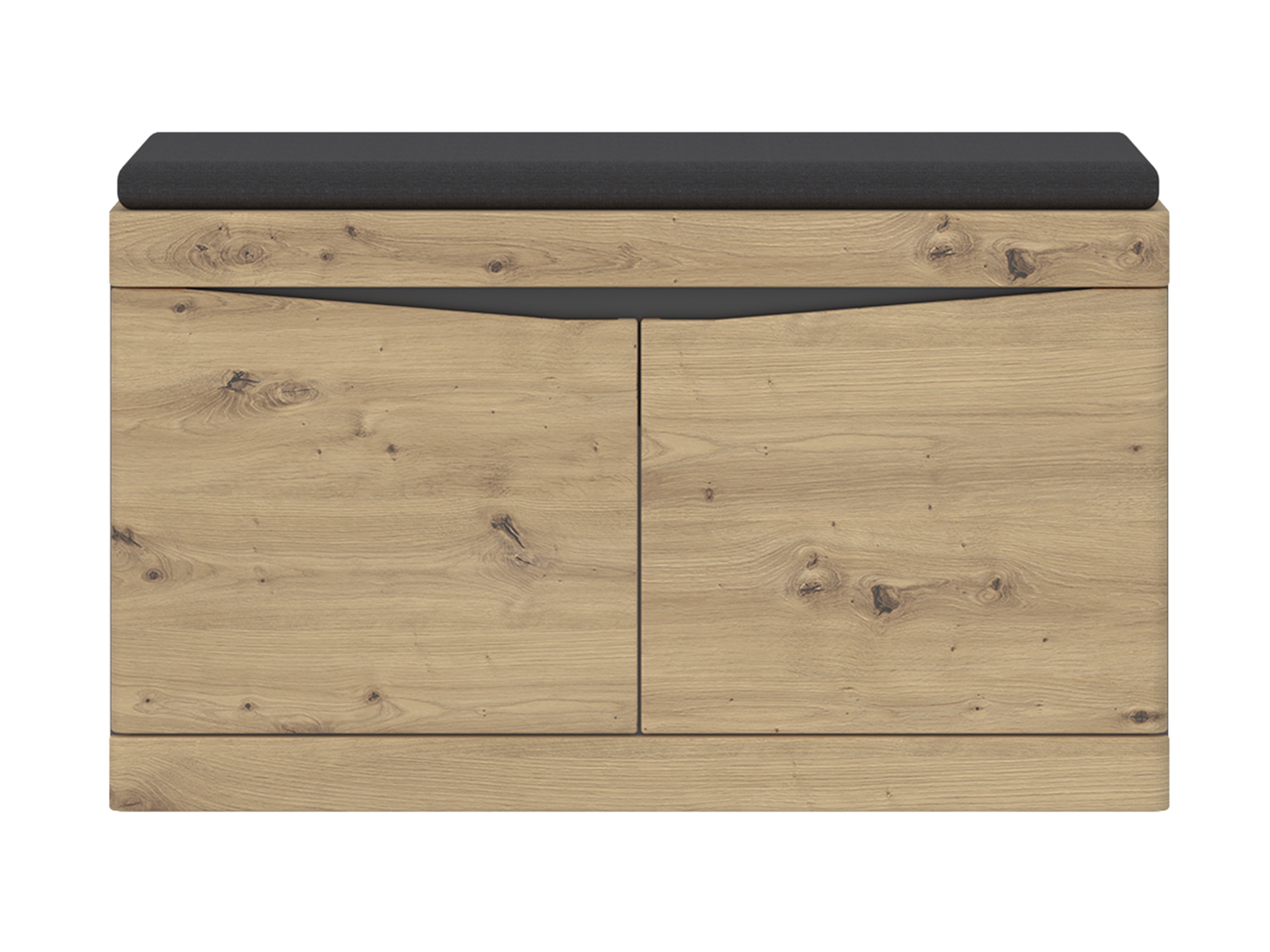 Schuhschrank Ontario 146 (Artisan Eichenholzoptik + Anthrazit)
