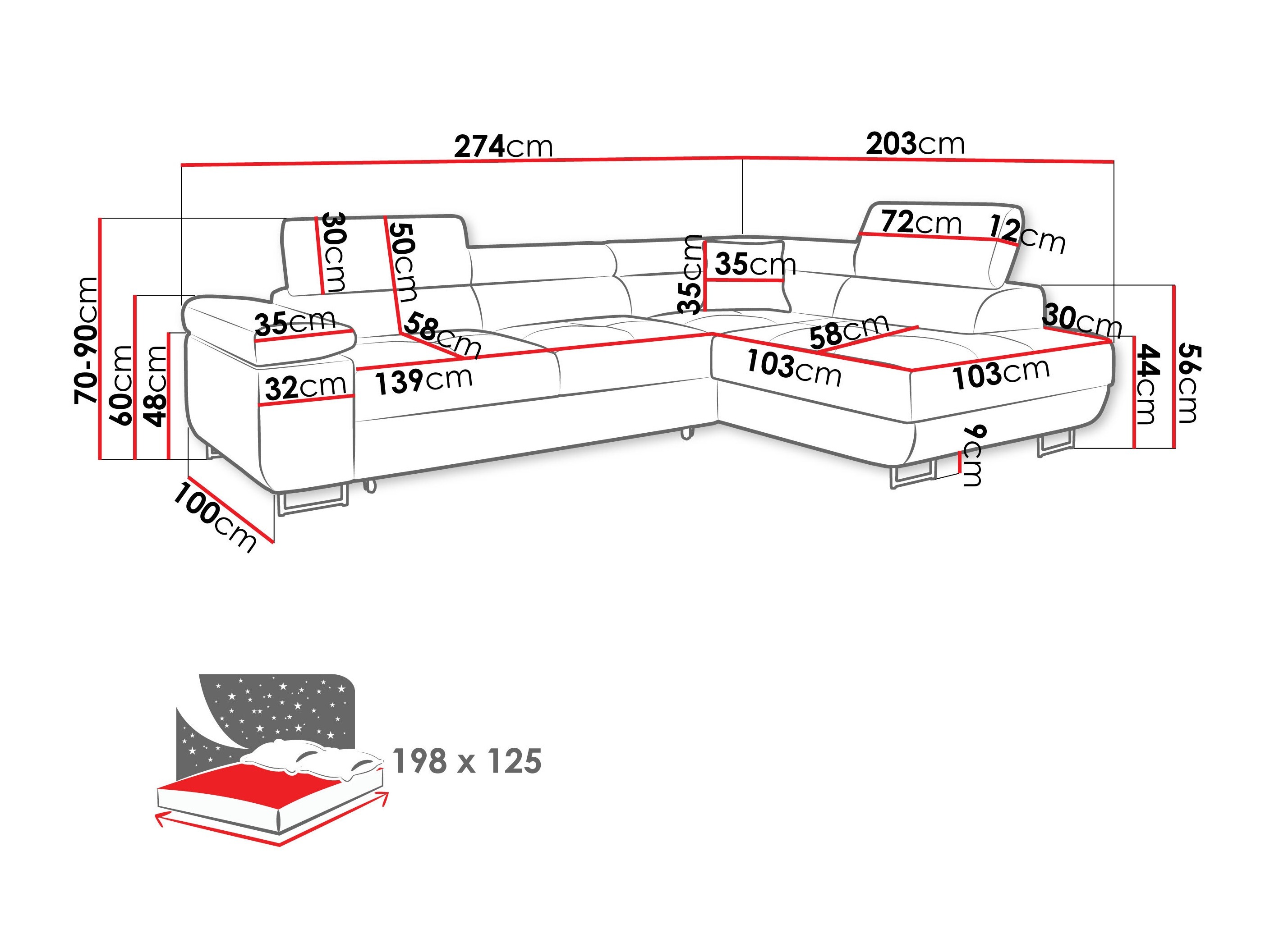 Ecksofa SD2931