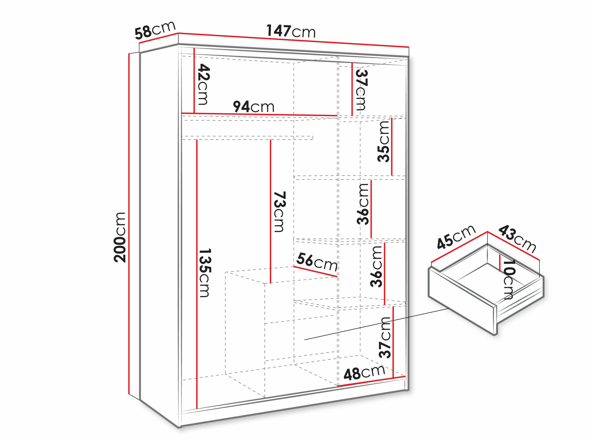 Kleiderschrank SD2946