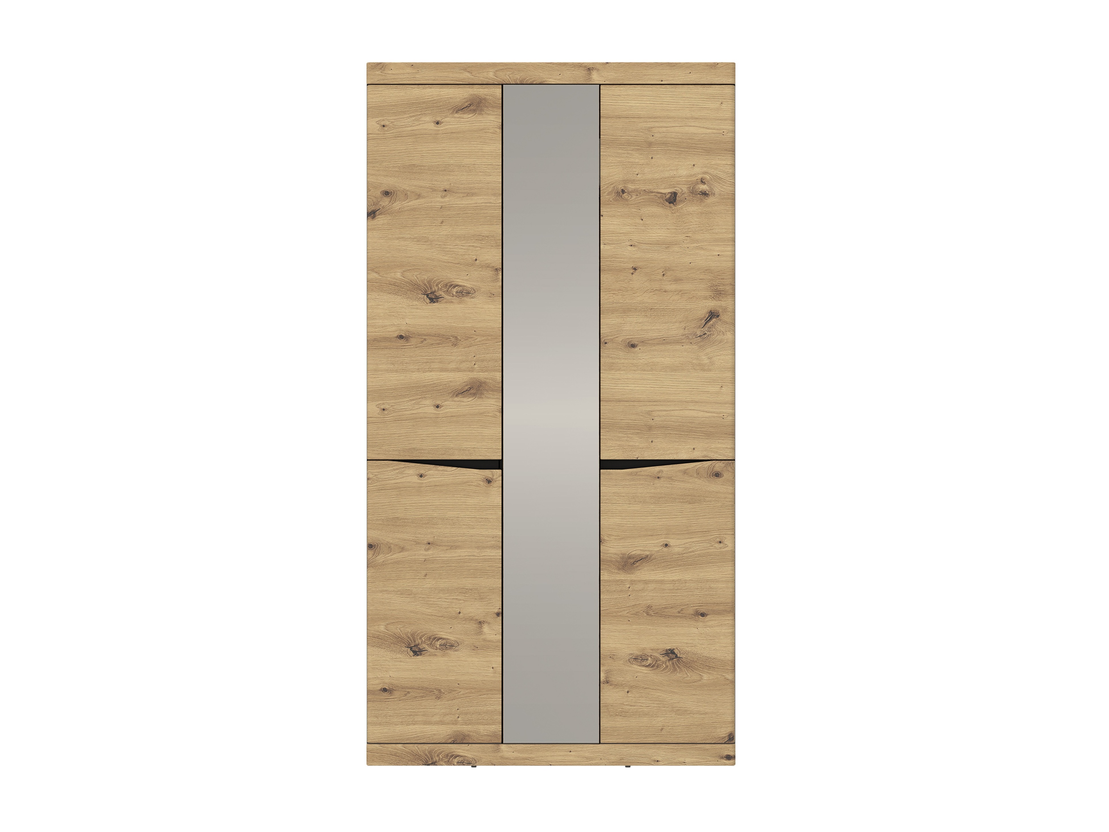 Kleiderschrank Venlori 139 (Anthrazit + Artisan Eichenholzoptik)