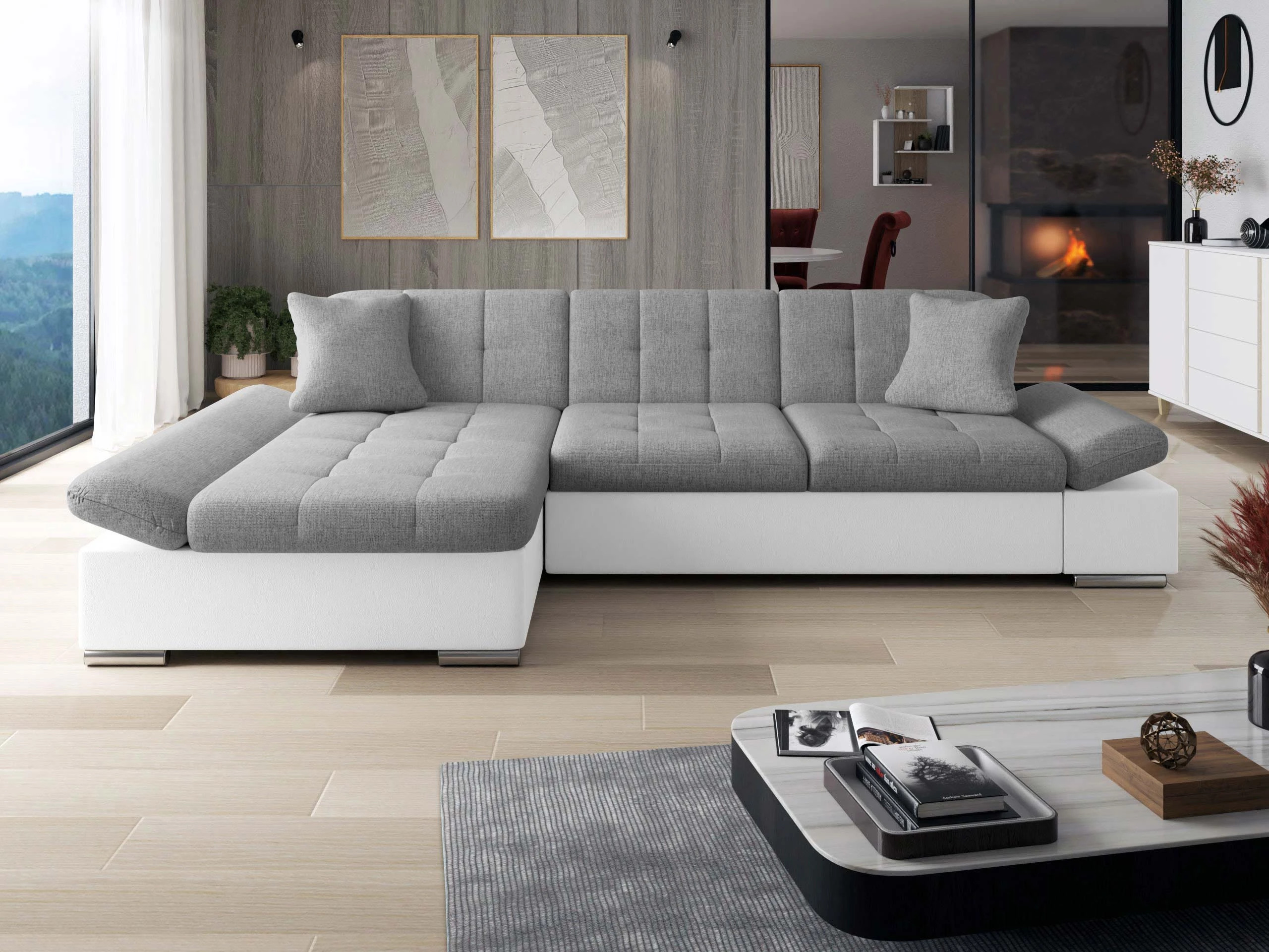 Ecksofa Comfivo Sanitas I (Soft 017 + Soul 17)