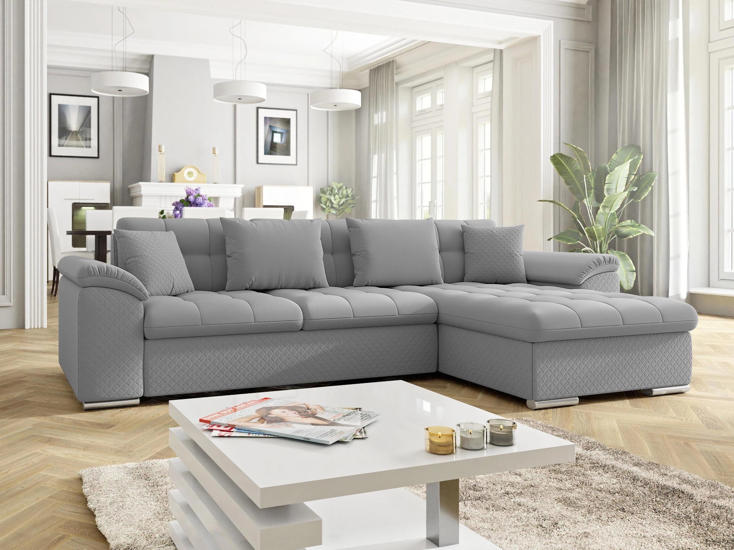 Ecksofa Comfivo Mica (Uttario Velvet 2972-U03 + Uttario Velvet 2972)