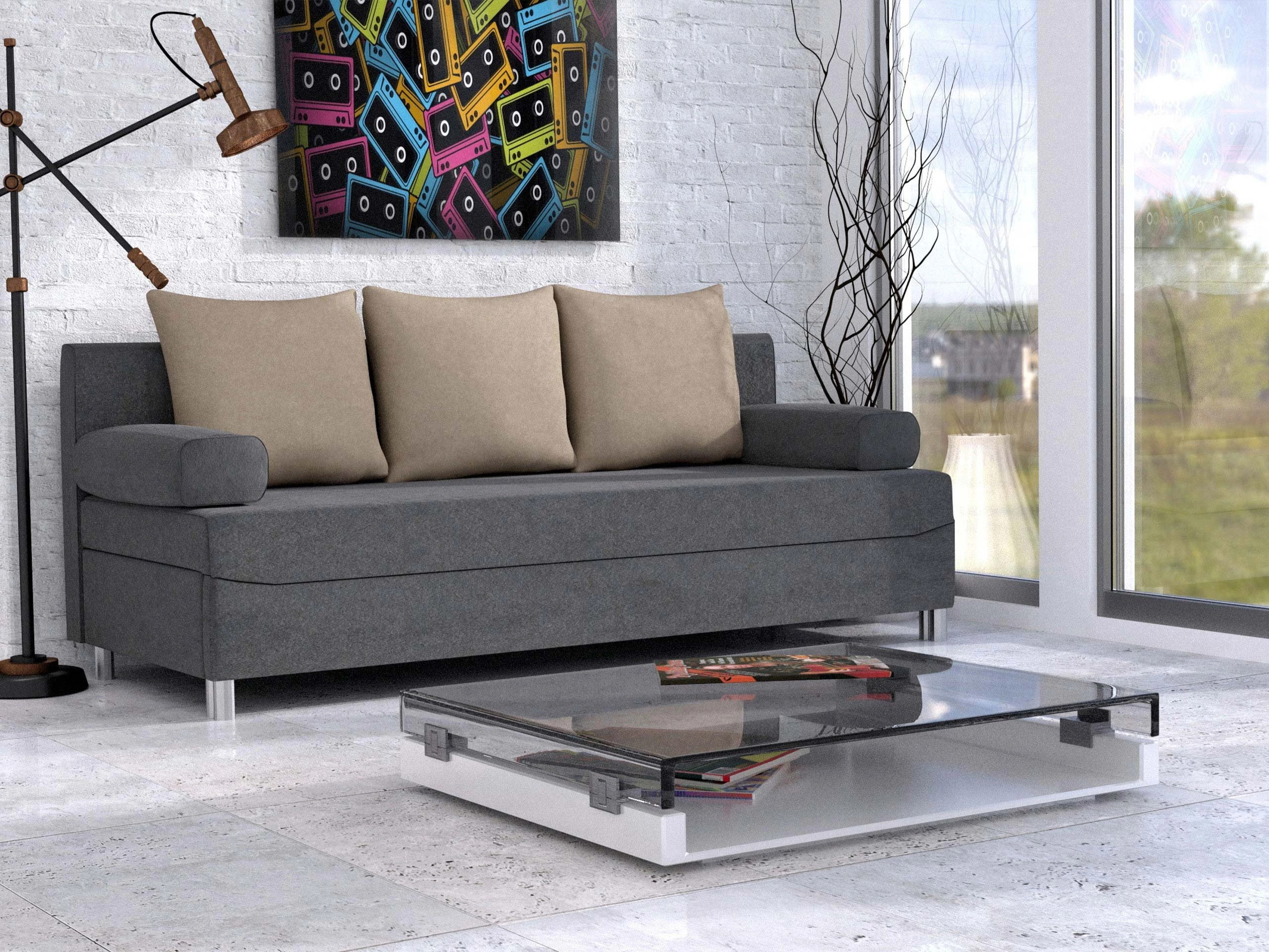 Schlafsofa Comfivo Artes (Alova 36 + Alova 07)