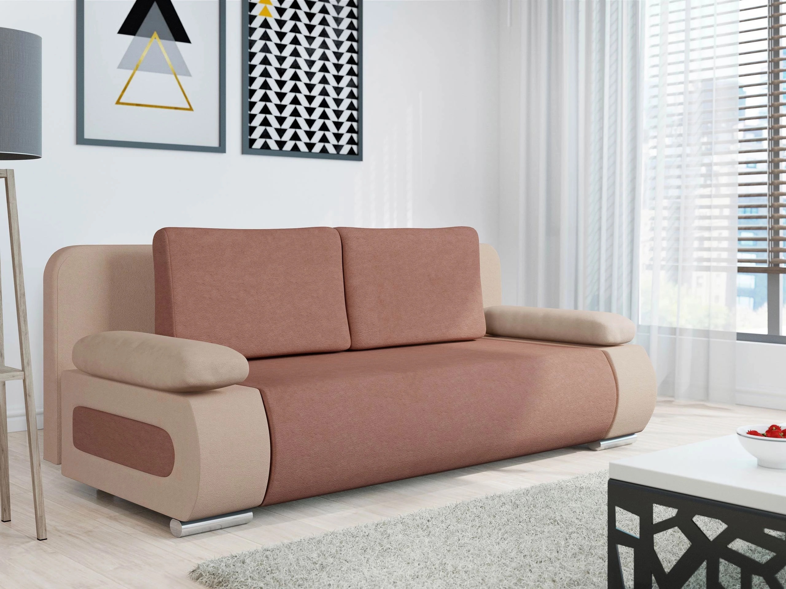 Schlafsofa Comfivo Pudor (Uttario Velvet 2956 + Uttario Velvet 2955)