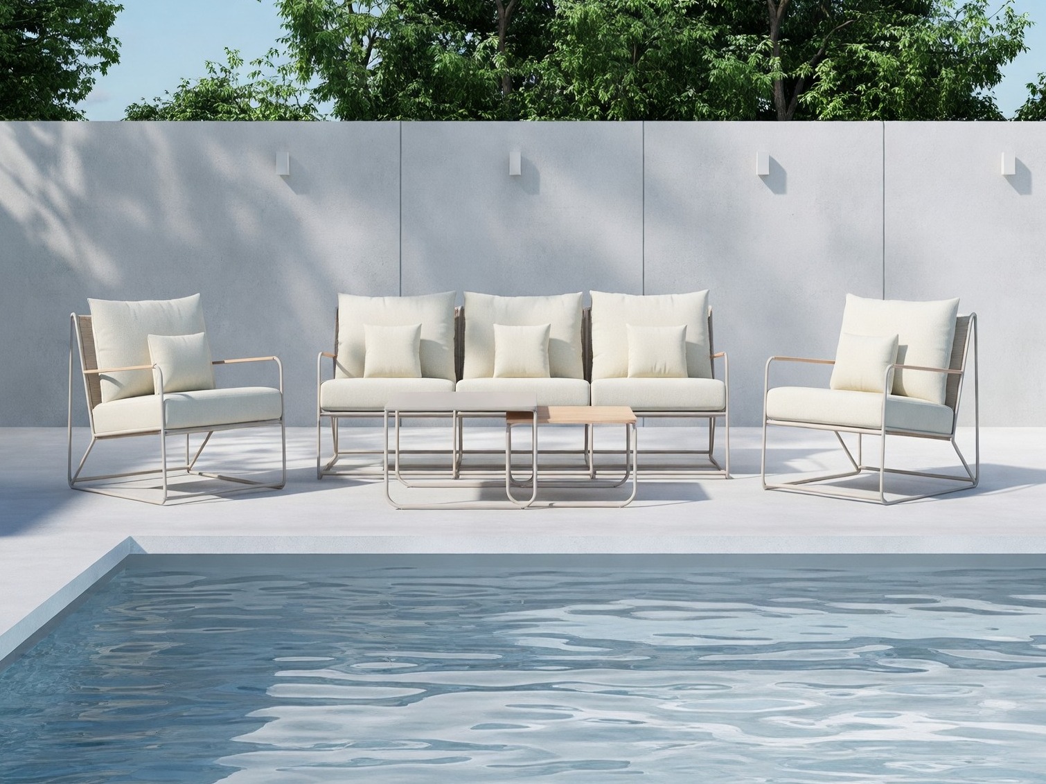 Gartenmöbel-Set Dallas 5286 (Beige)