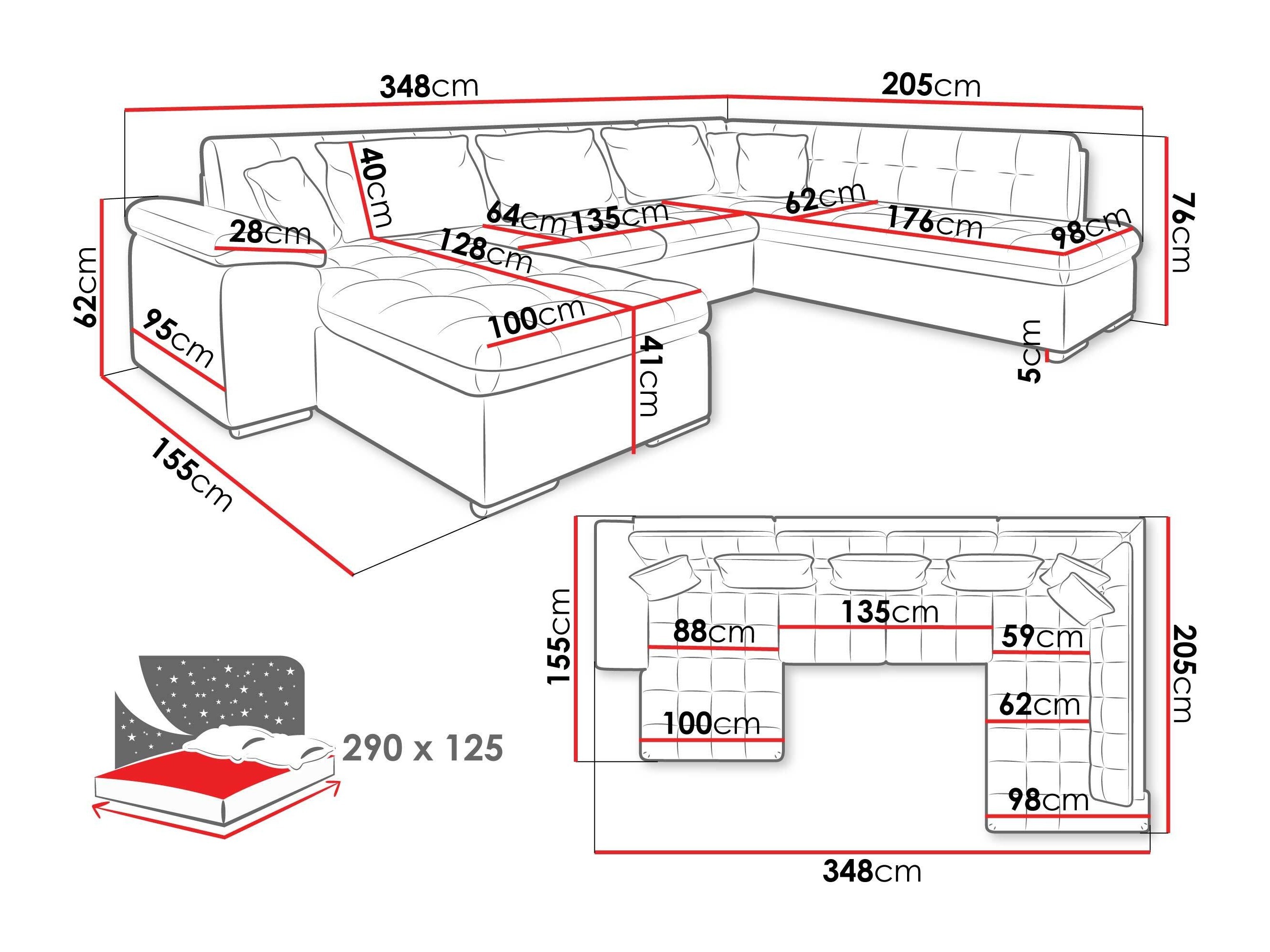 Ecksofa Comfivo Gemma II (Rechts)