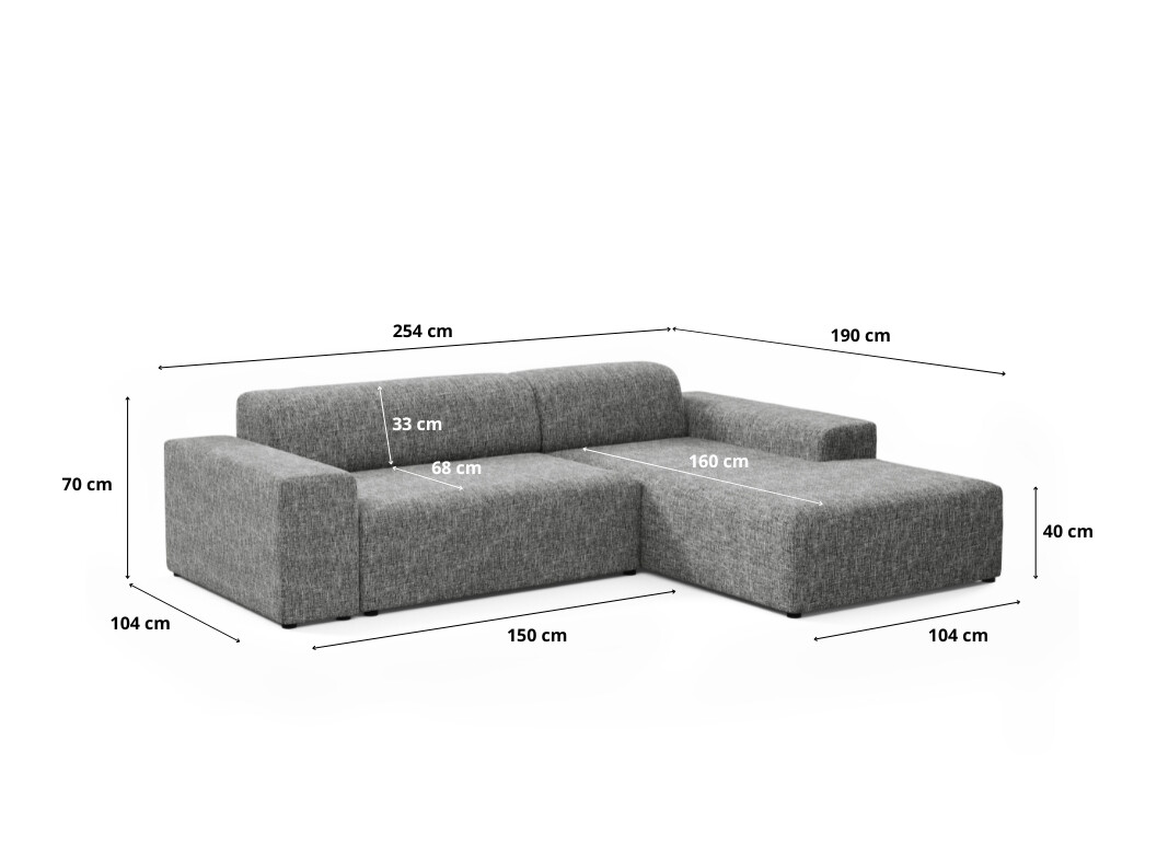 Modulares Ecksofa Lutivi 101 (Imo 10)