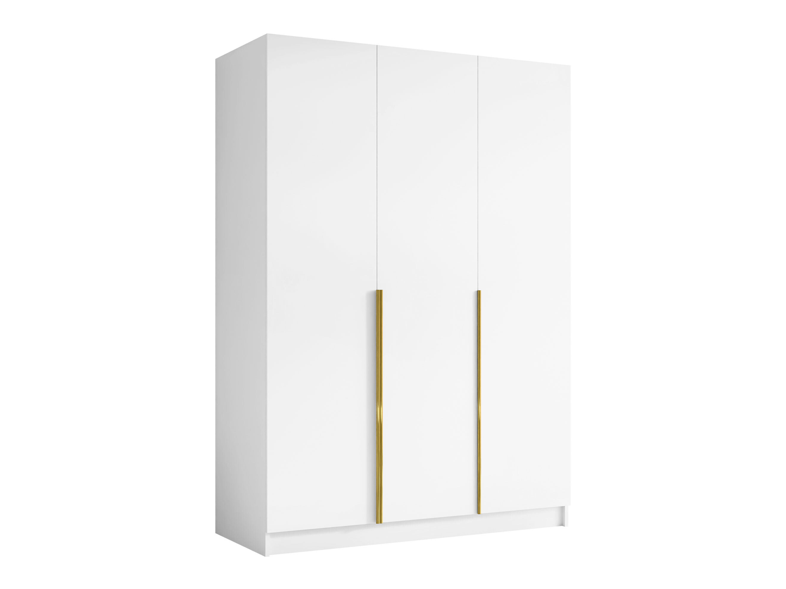 Kleiderschrank Closico Decoron I (Weiss + Gold)