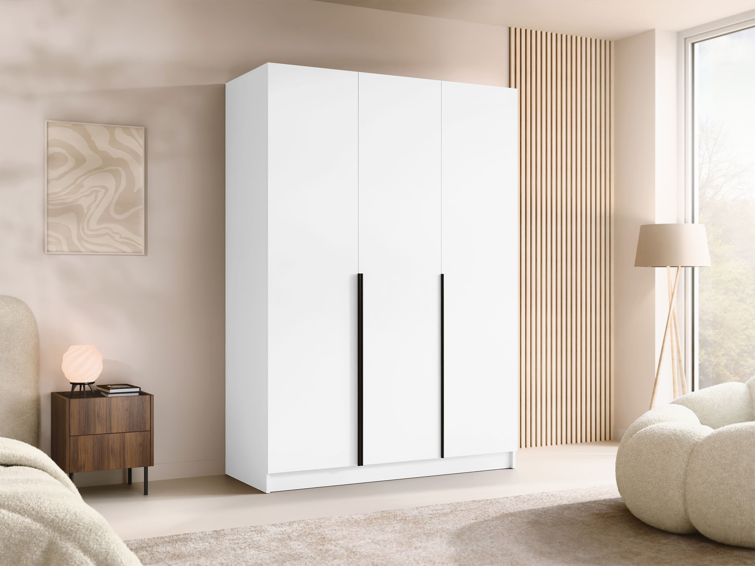 Kleiderschrank Closico Decoron I (Weiss)