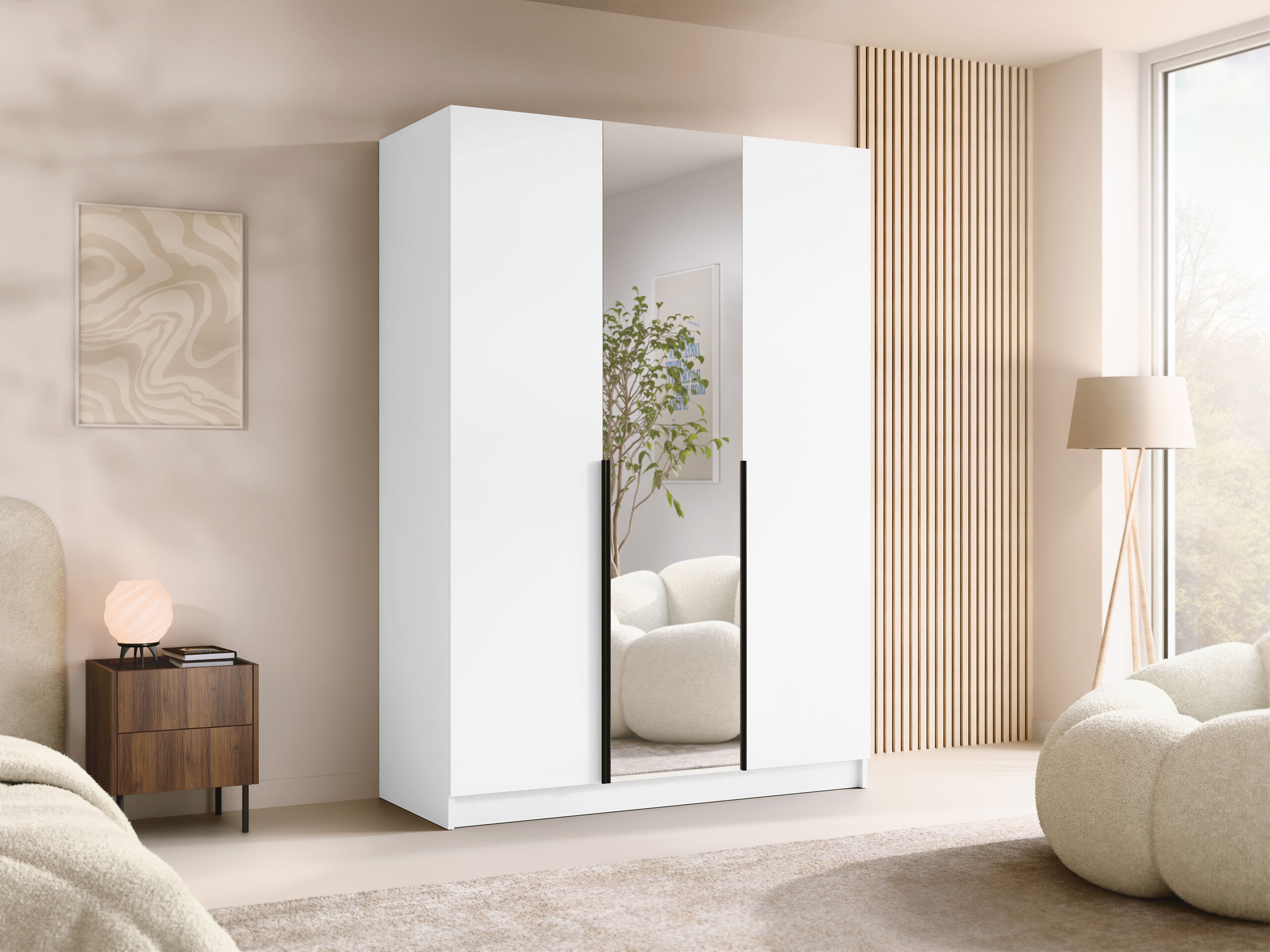 Kleiderschrank Closico Decoron II (Weiss)