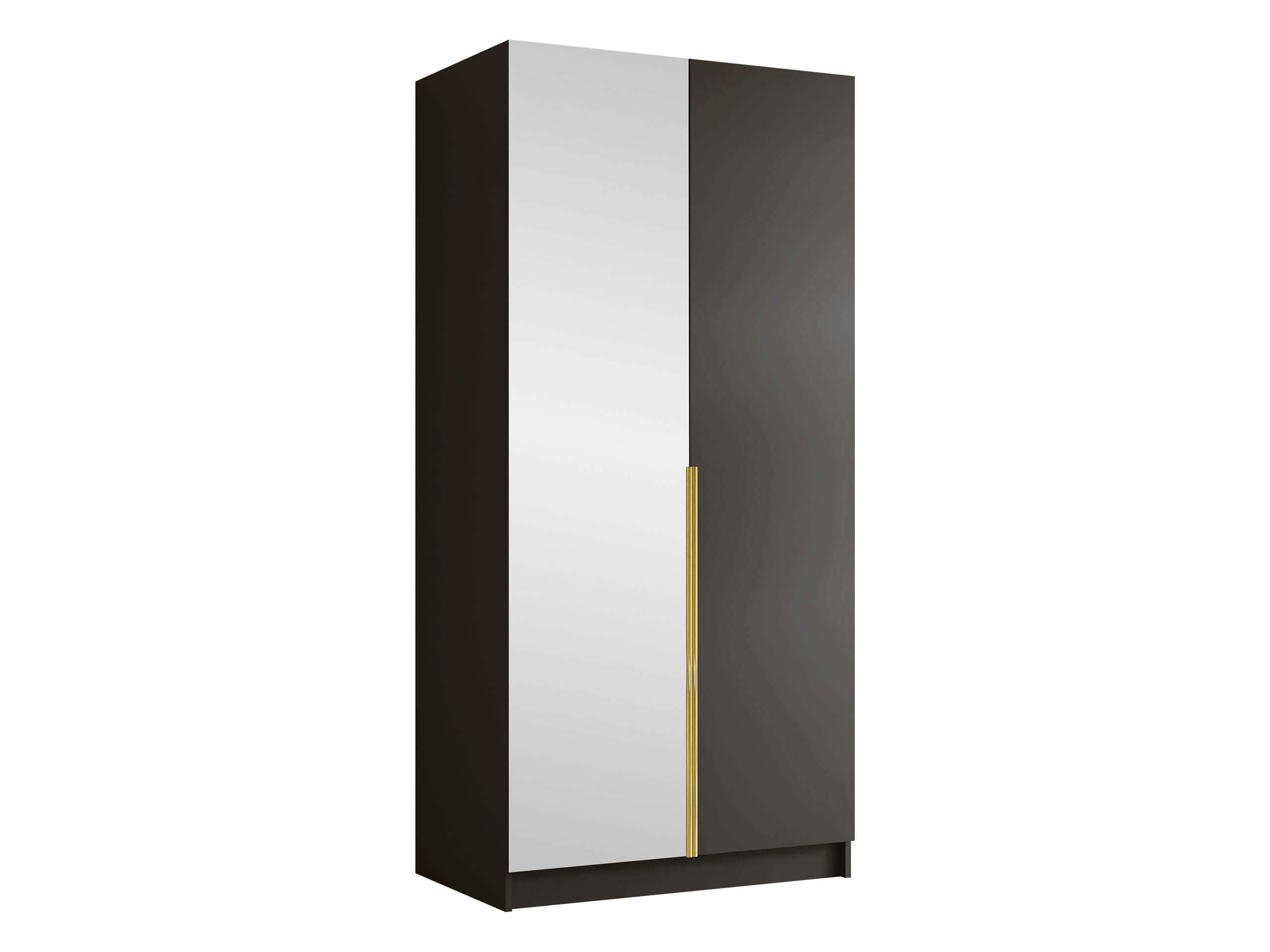 Kleiderschrank Closico Staton II (Schwarz)