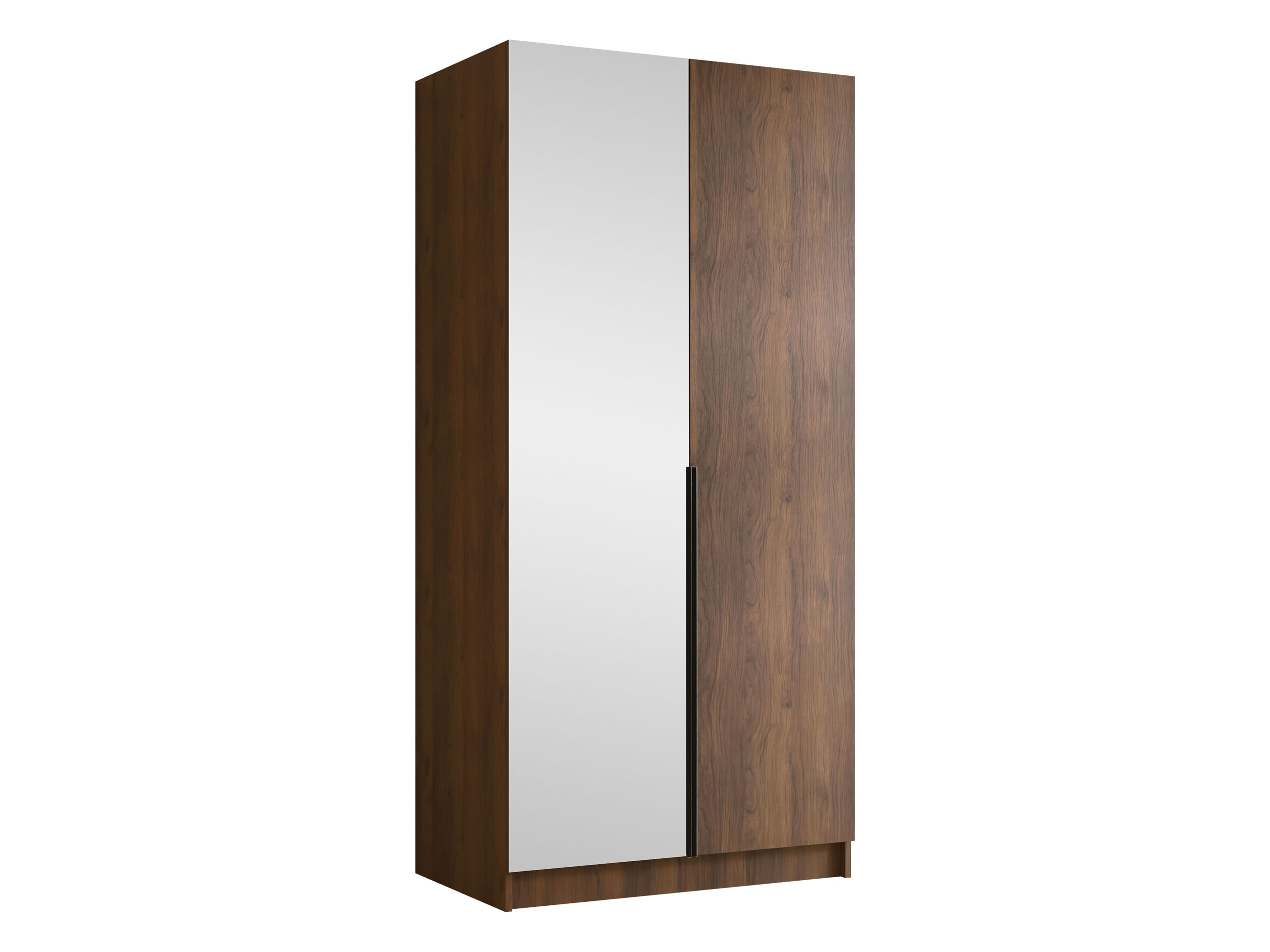 Kleiderschrank Closico Staton II (Walnussholzoptik)