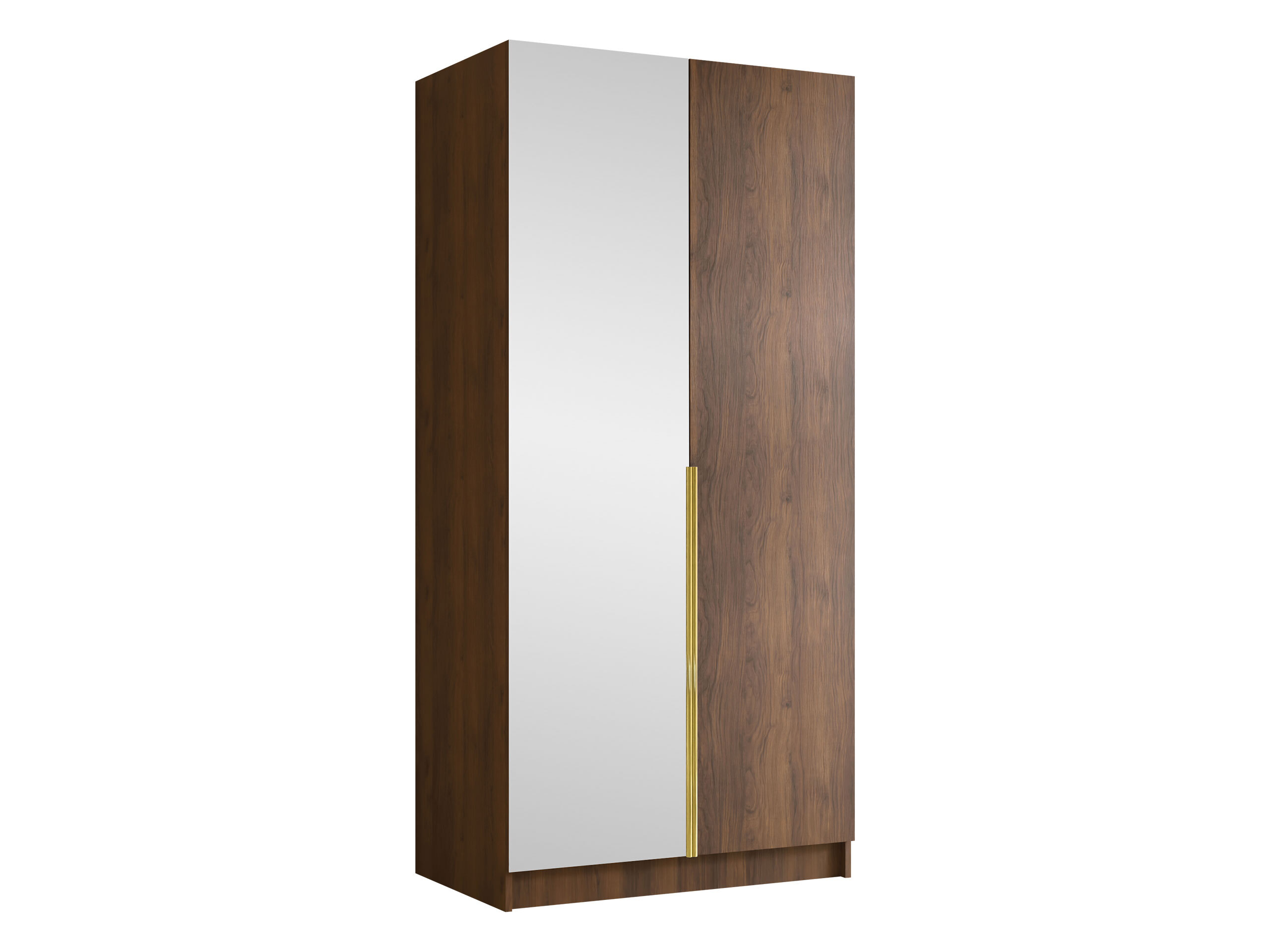 Kleiderschrank Closico Staton II (Walnussholzoptik)