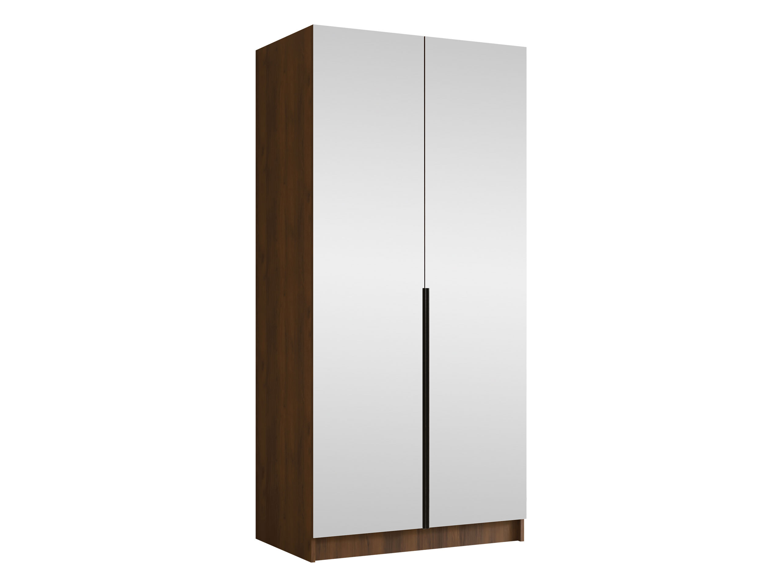 Kleiderschrank Closico Staton III (Walnussholzoptik)