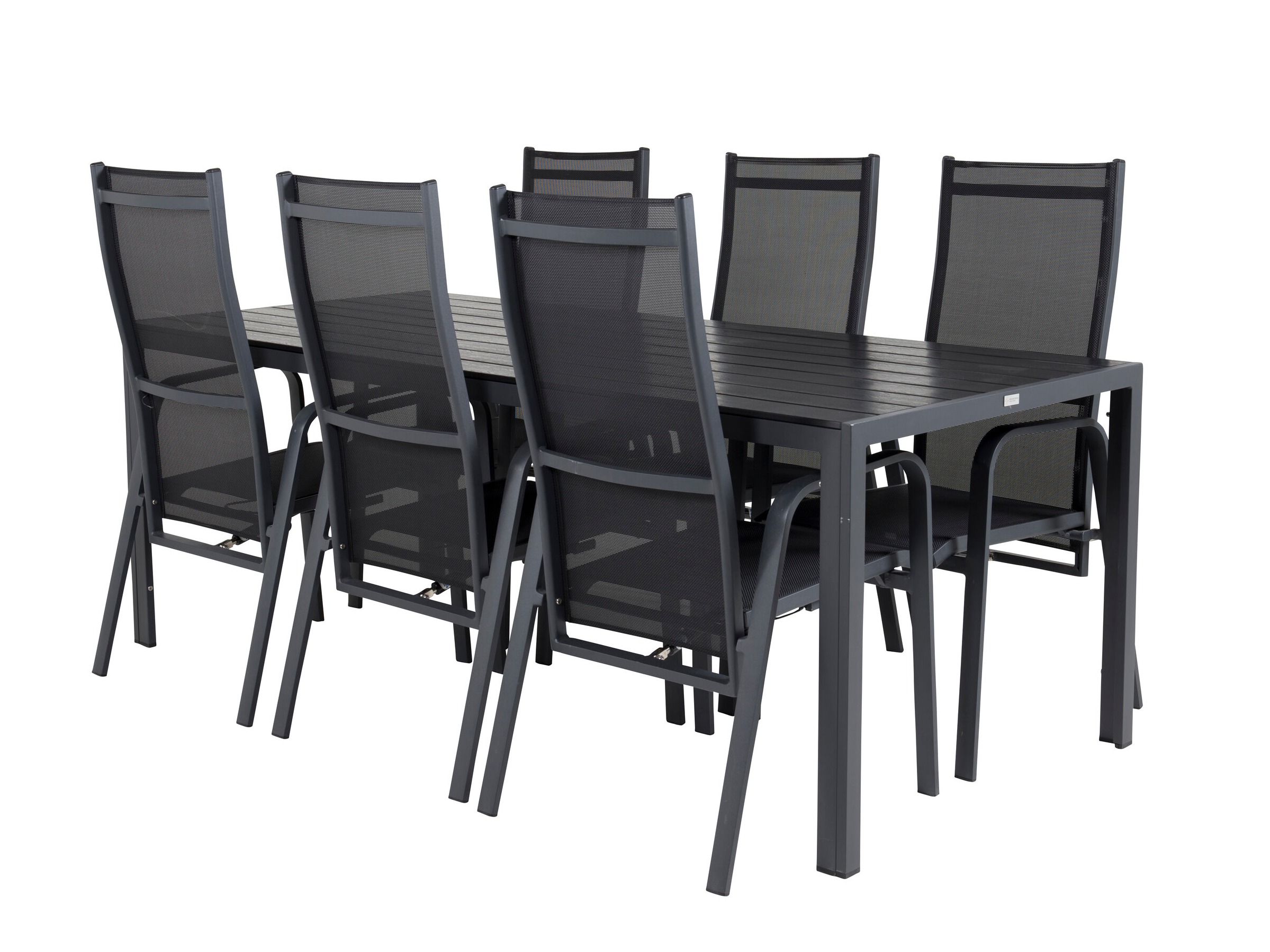 Tisch und Stühle Dallas 5295 (Schwarz)