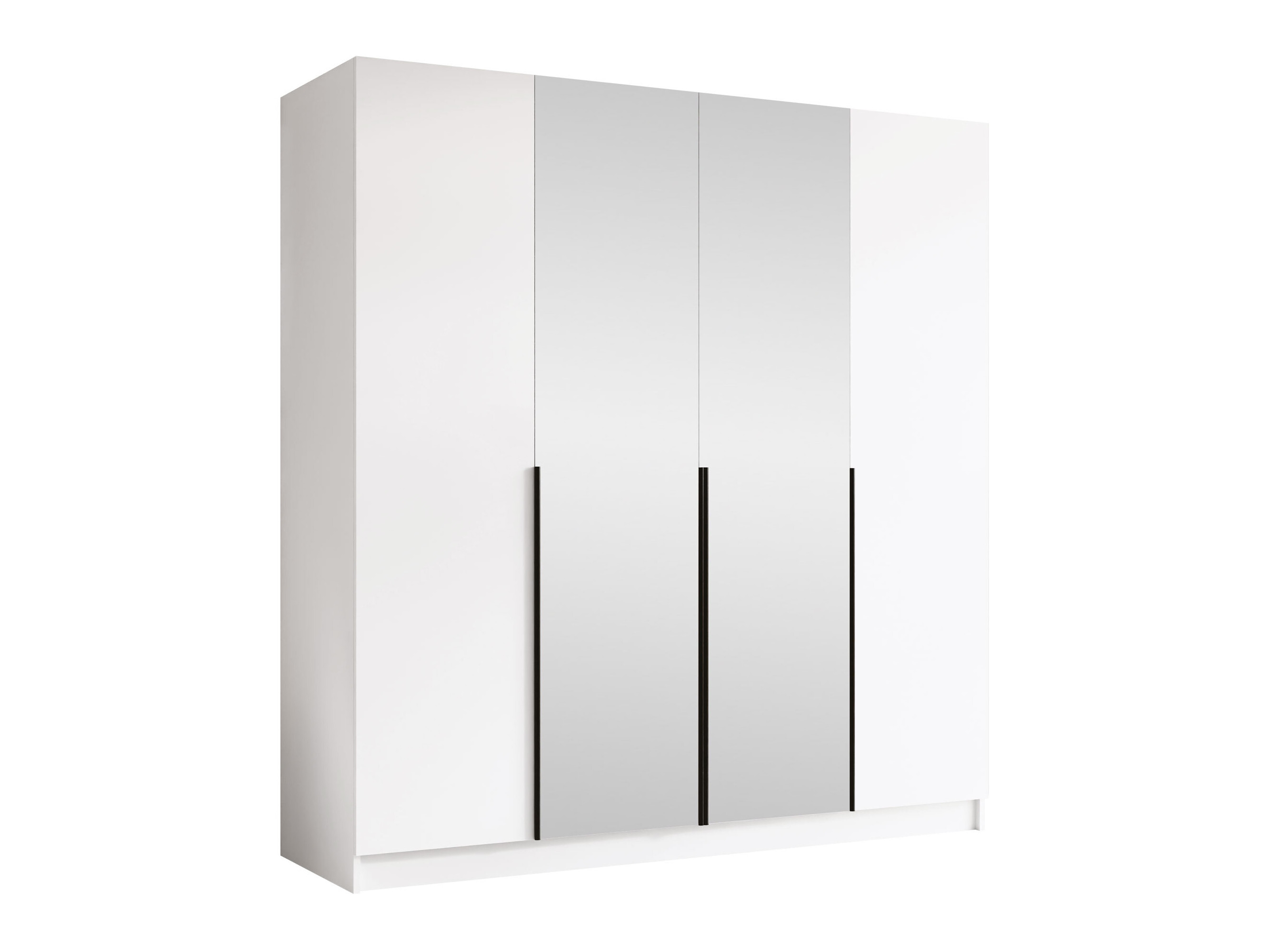 Kleiderschrank Closico Navor II (Weiss)