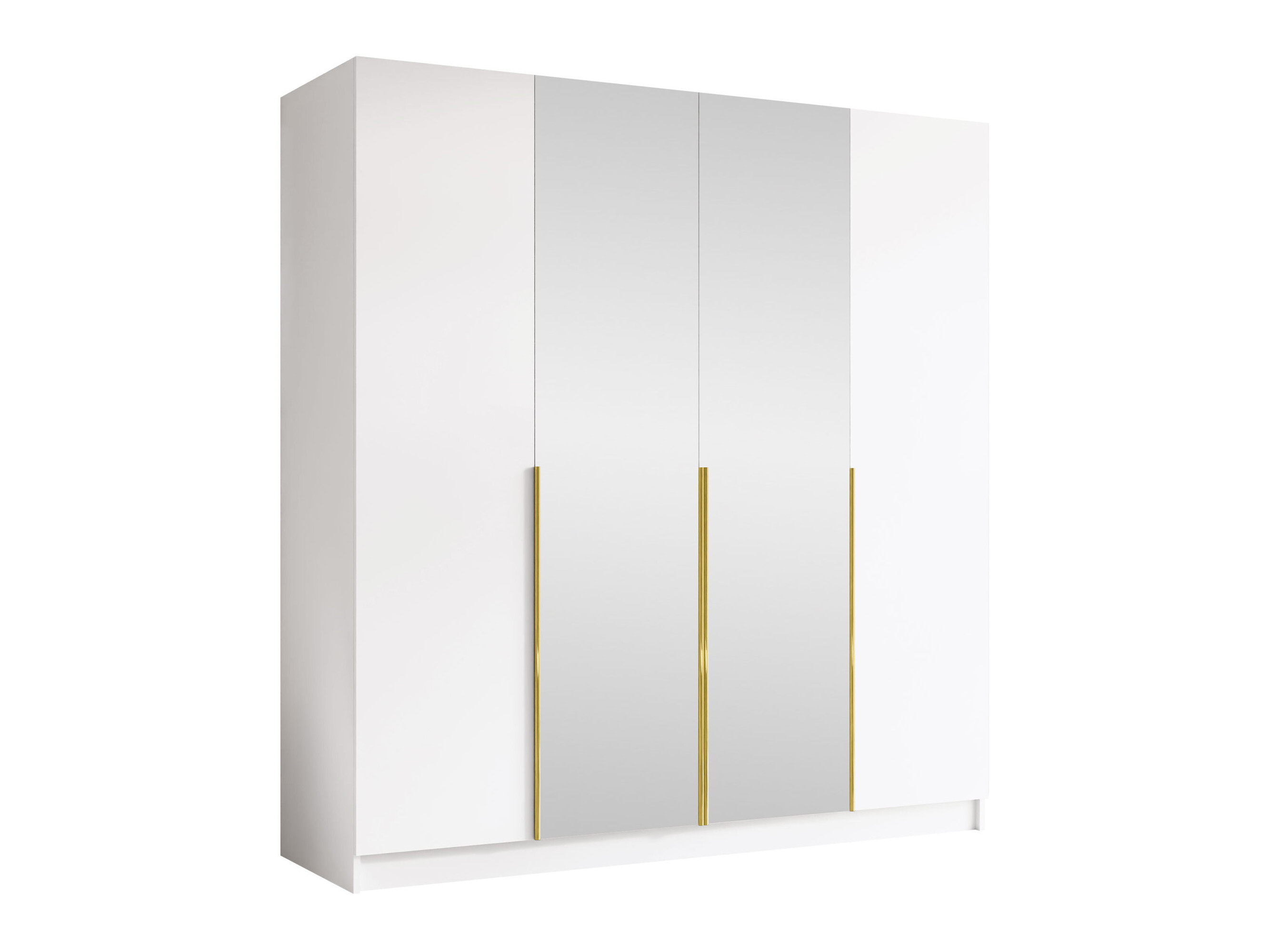 Kleiderschrank Closico Navor II (Weiss)
