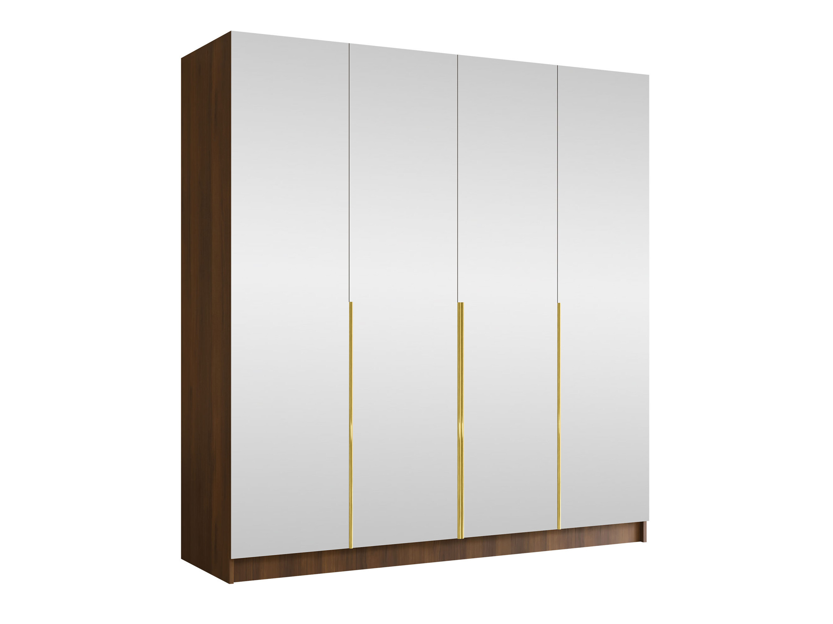 Kleiderschrank Closico Navor III (Walnussholzoptik)