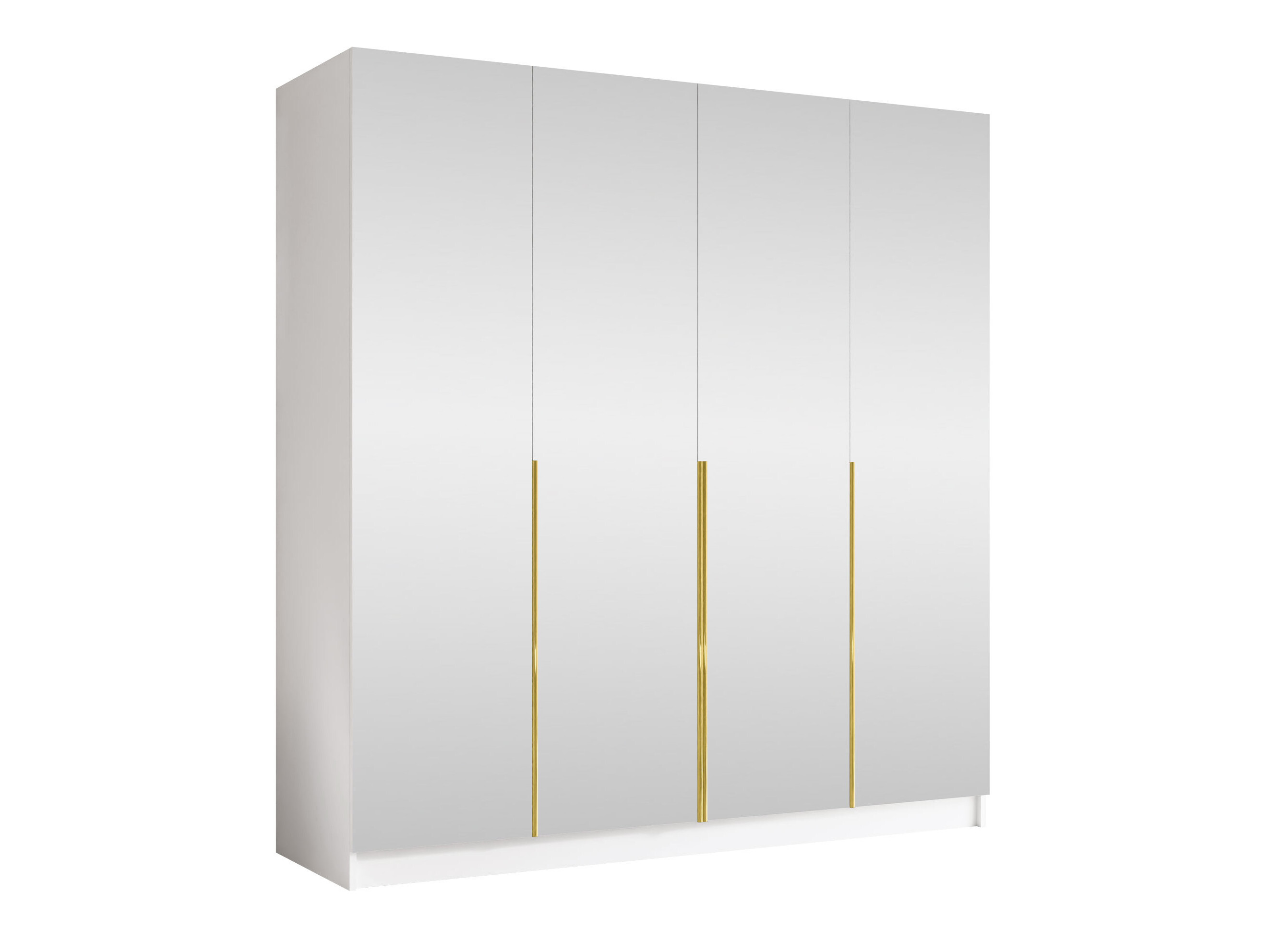 Kleiderschrank Closico Navor III (Weiss)