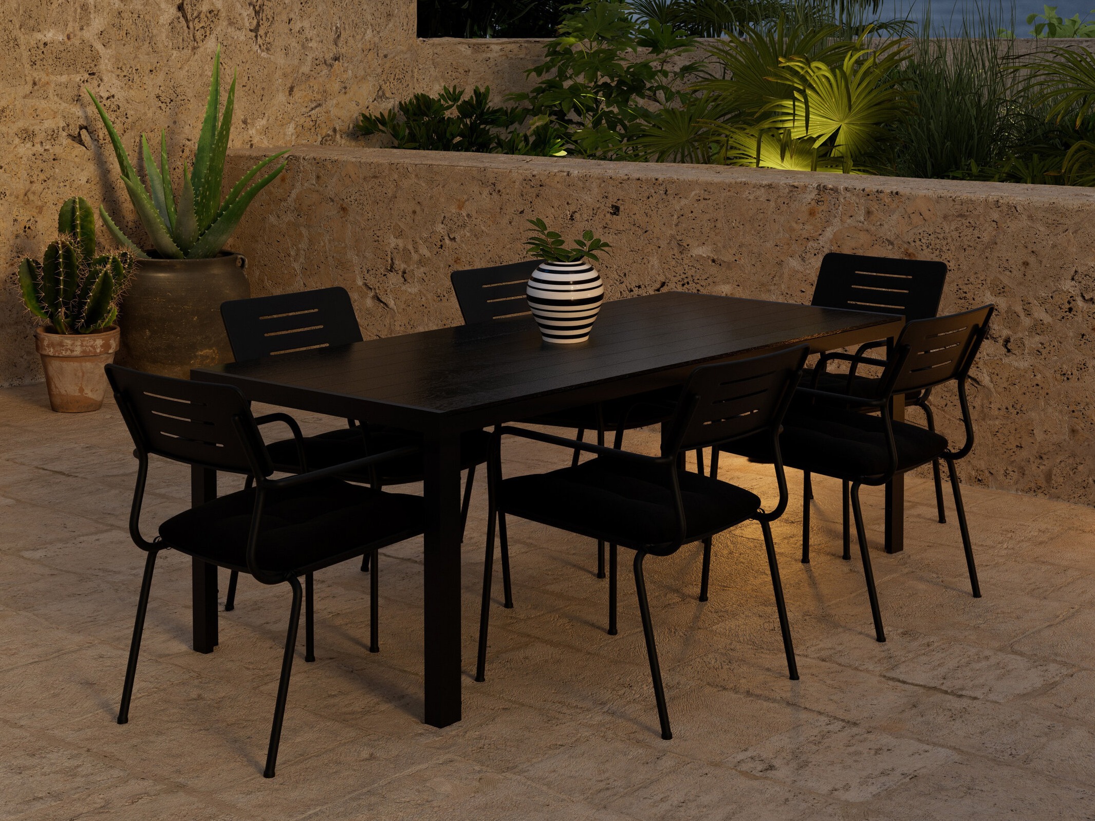 Tisch und Stühle Dallas 5296