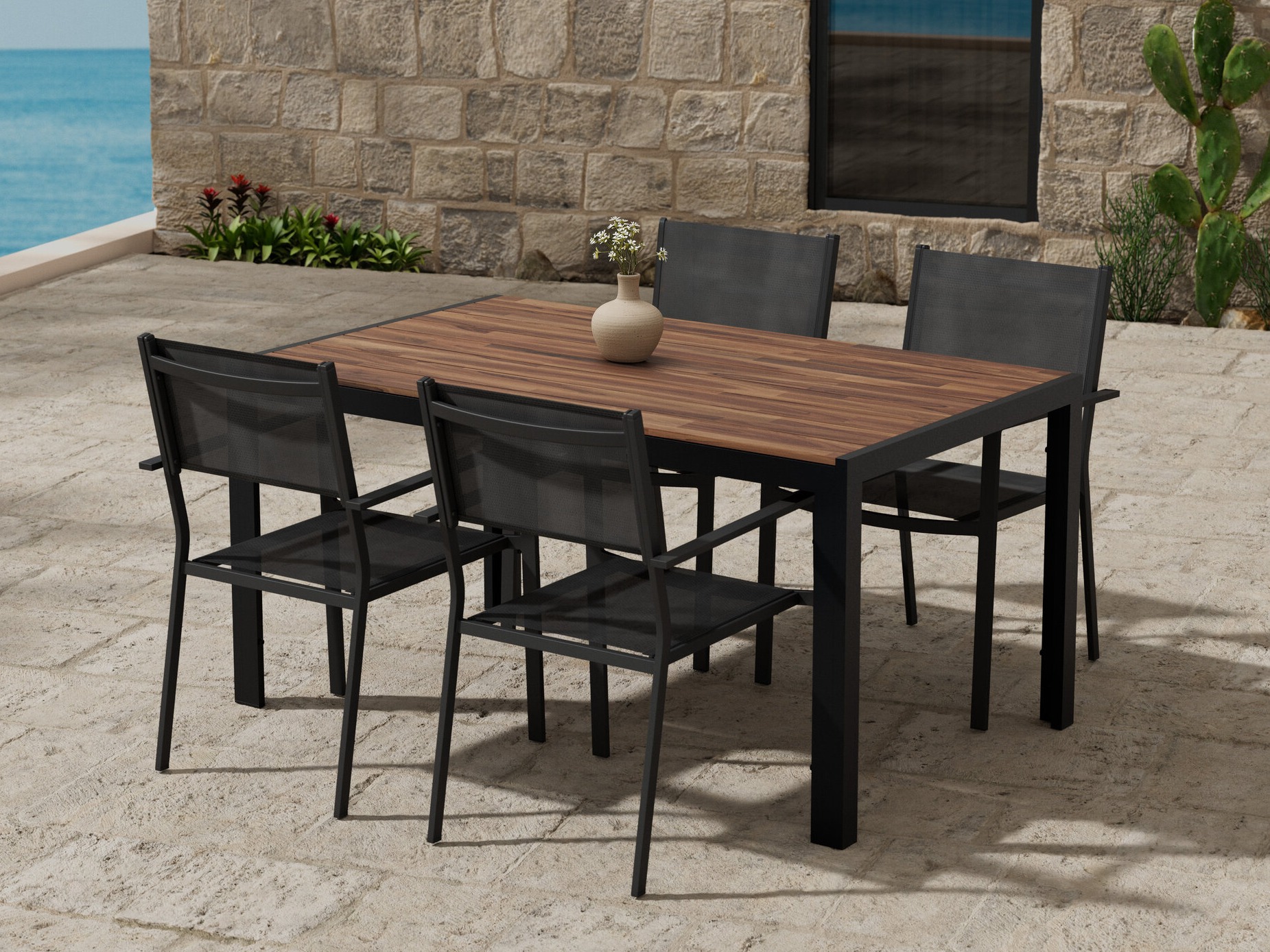 Tisch und Stühle Dallas 5299