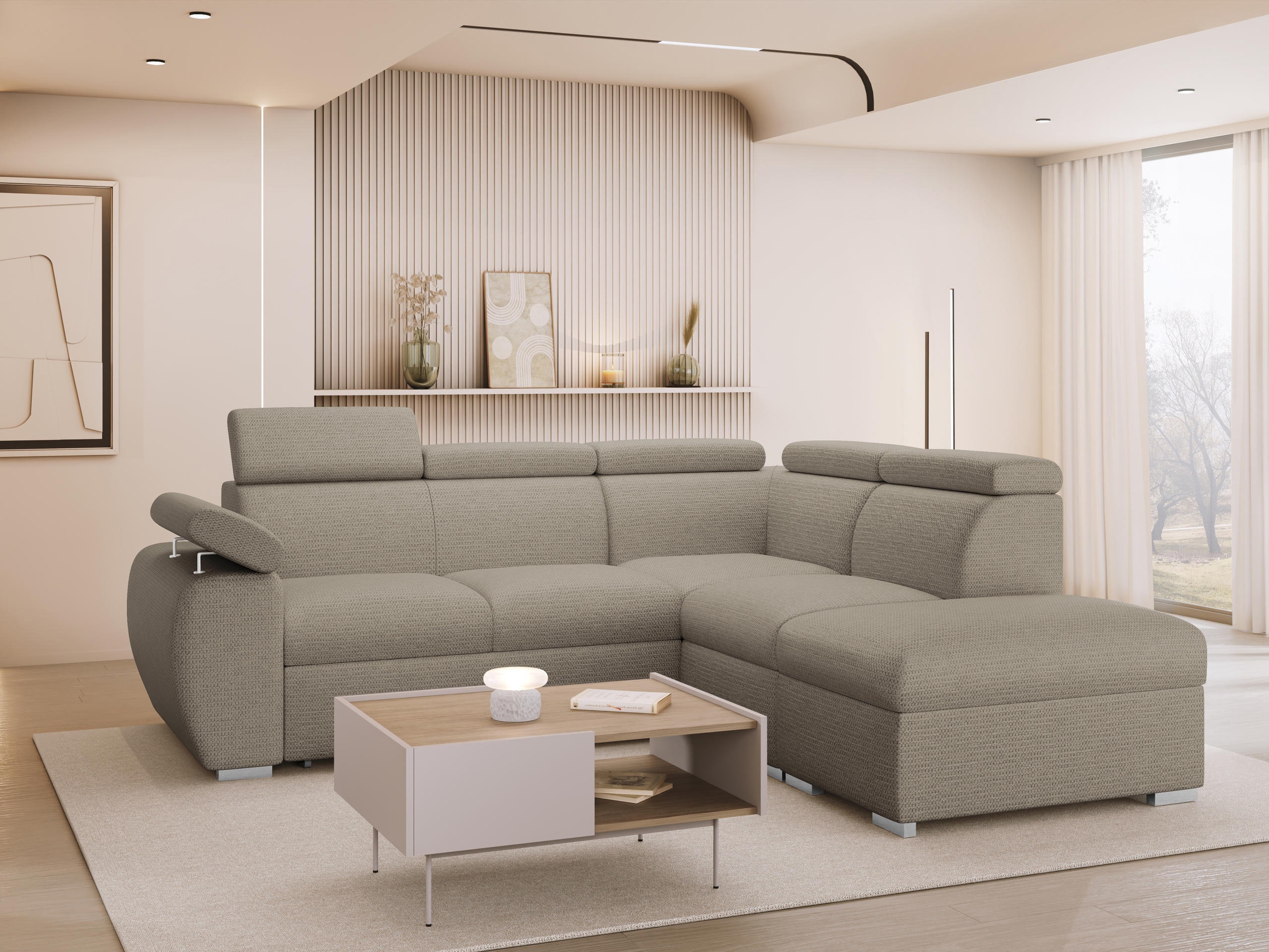 Ecksofa Columbus 228 (Aragon 20)