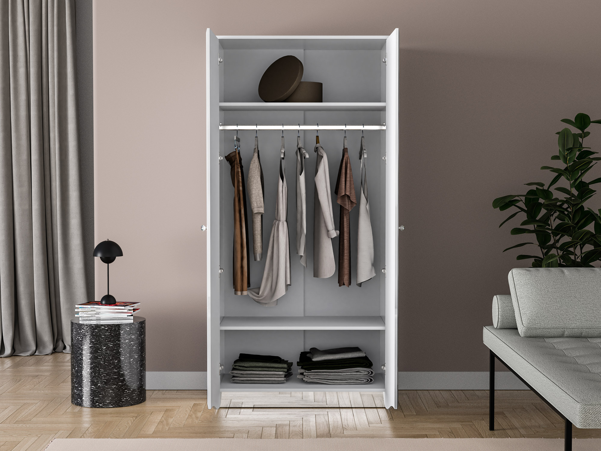 Kleiderschrank Romlevo 107