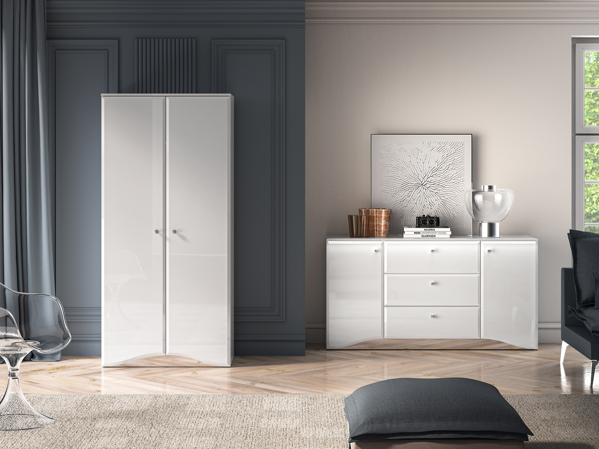 Kleiderschrank Romlevo 107