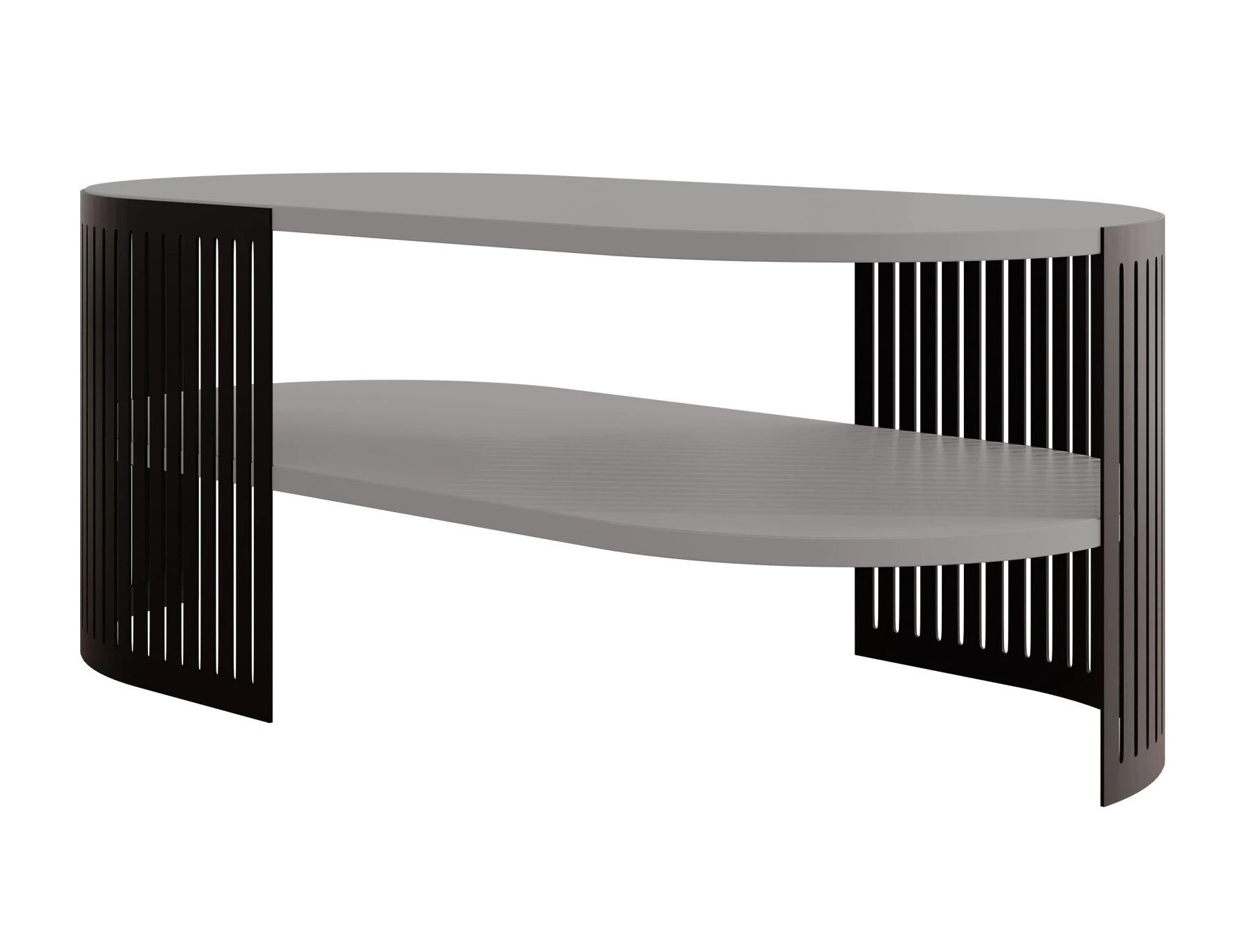 Couchtisch Civer VI (Schwarz + Graphit)