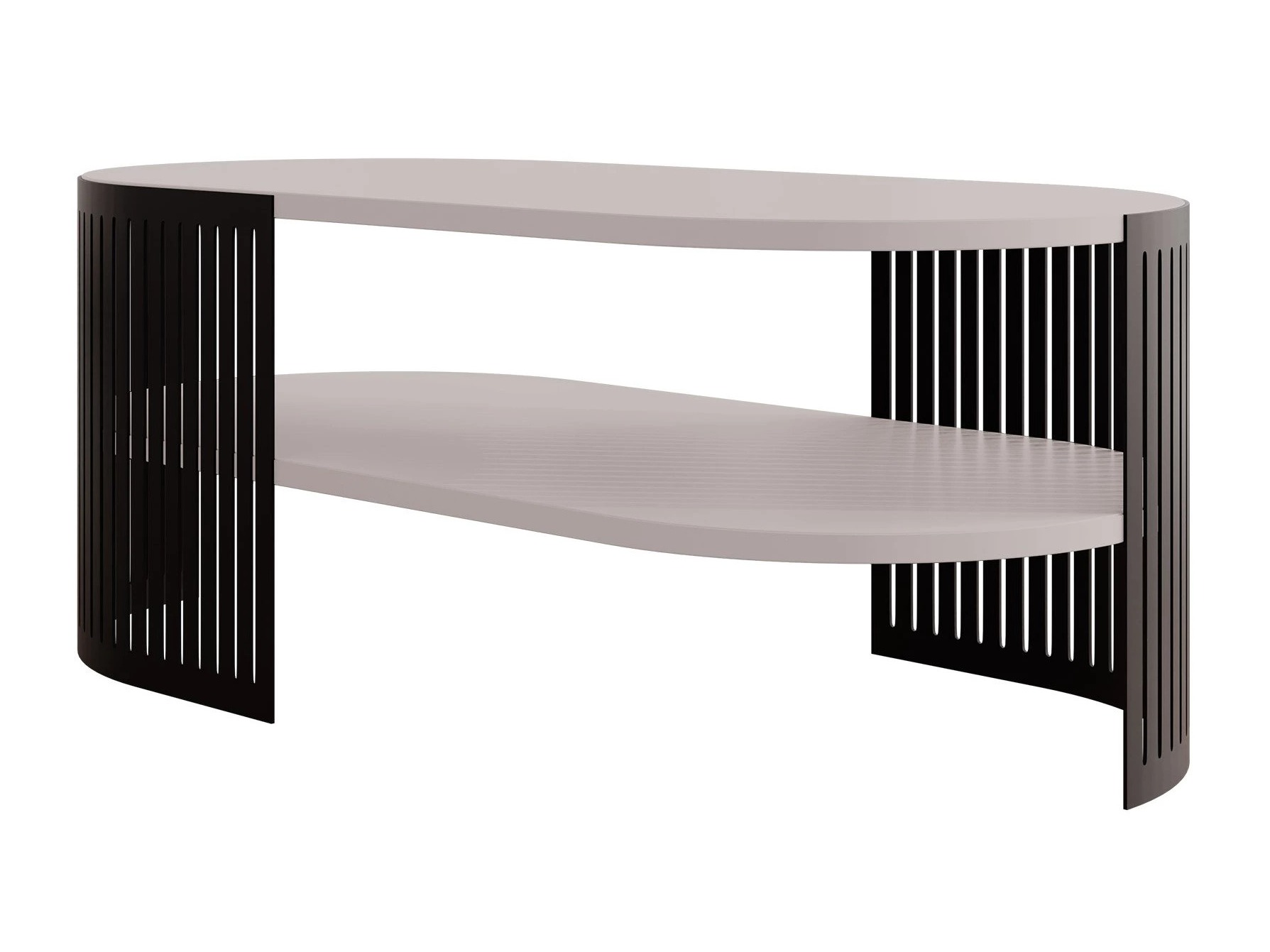 Couchtisch Civer VI (Schwarz + Kaschmir)