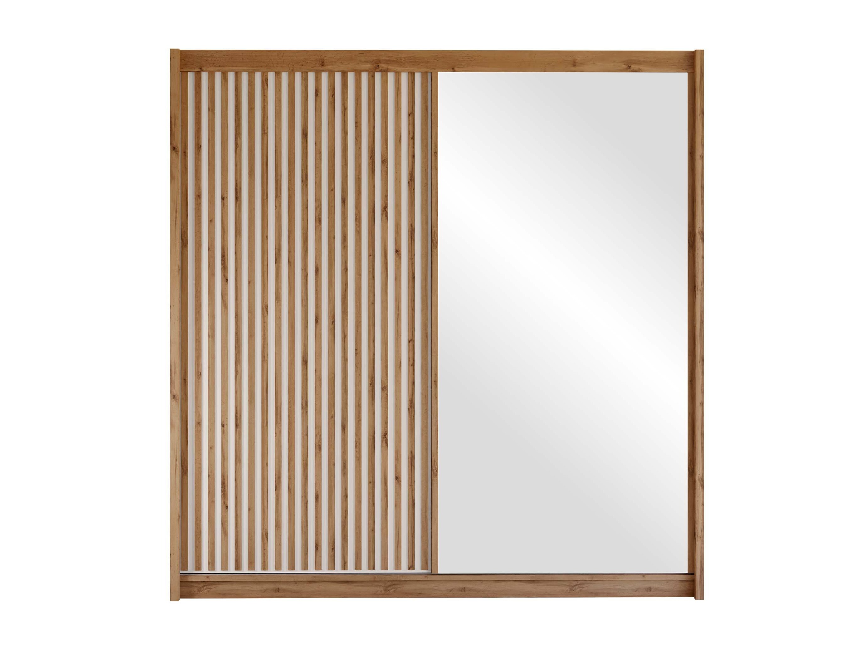 Kleiderschrank Gemes (Wotan Eiche + Weiss)
