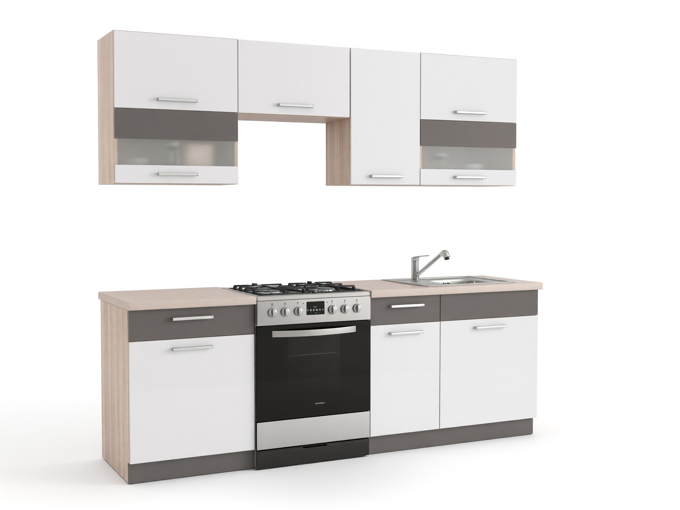 Küchenzeile Mode White 126