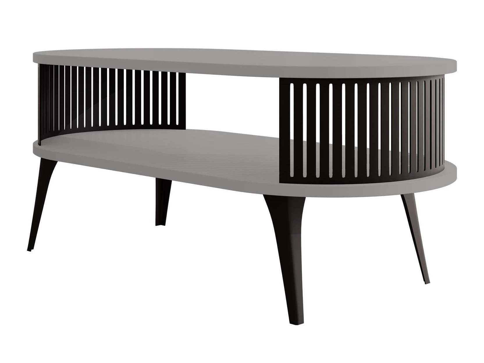 Couchtisch Vitum III (Schwarz + Graphit)