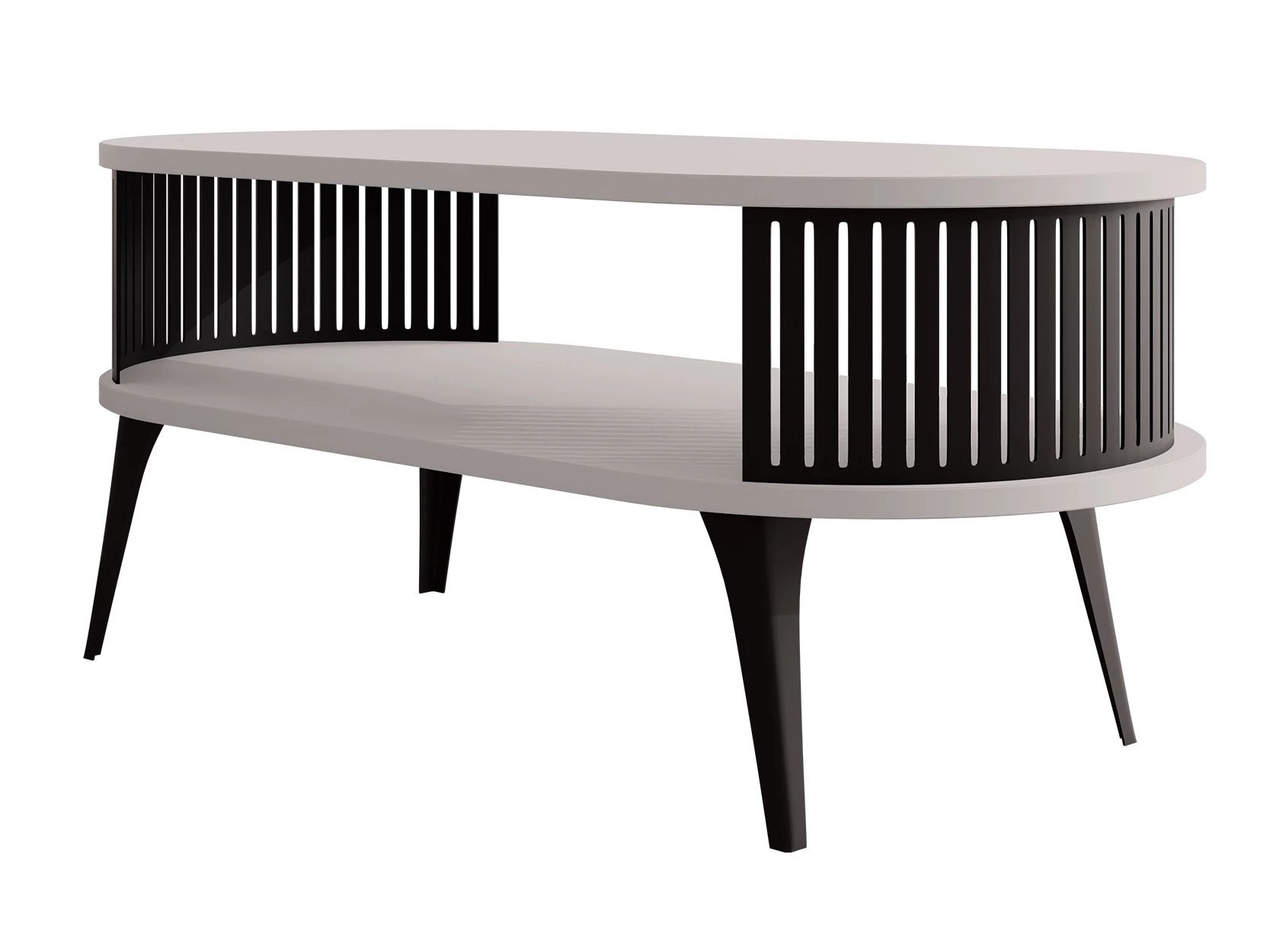 Couchtisch Vitum III (Schwarz + Kaschmir)