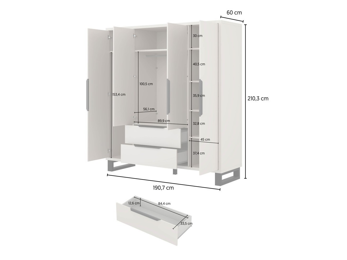 Schlafzimmer-Set Avicavu 127