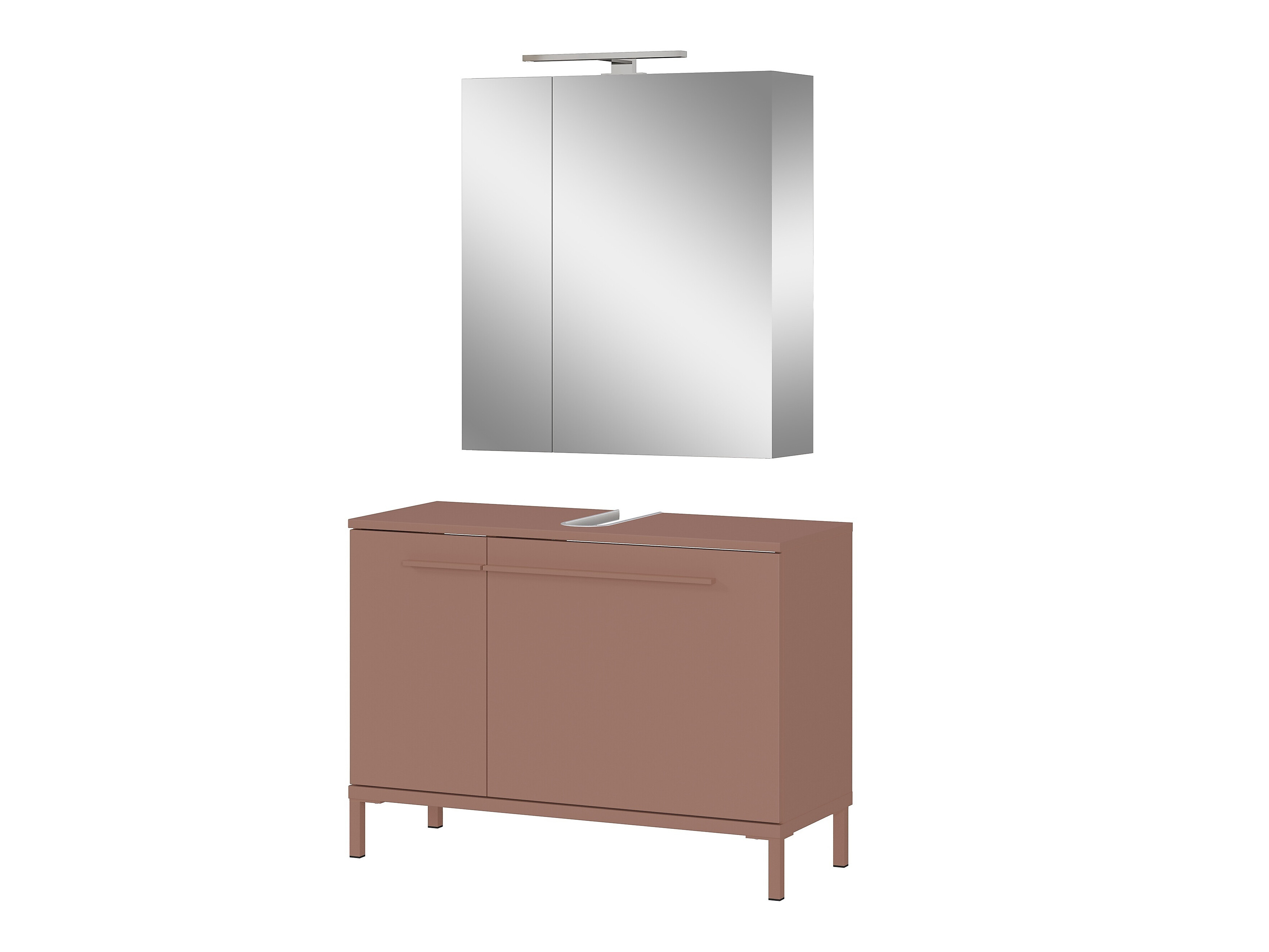 Badezimmer-Set Evaenou 105 (Braun)