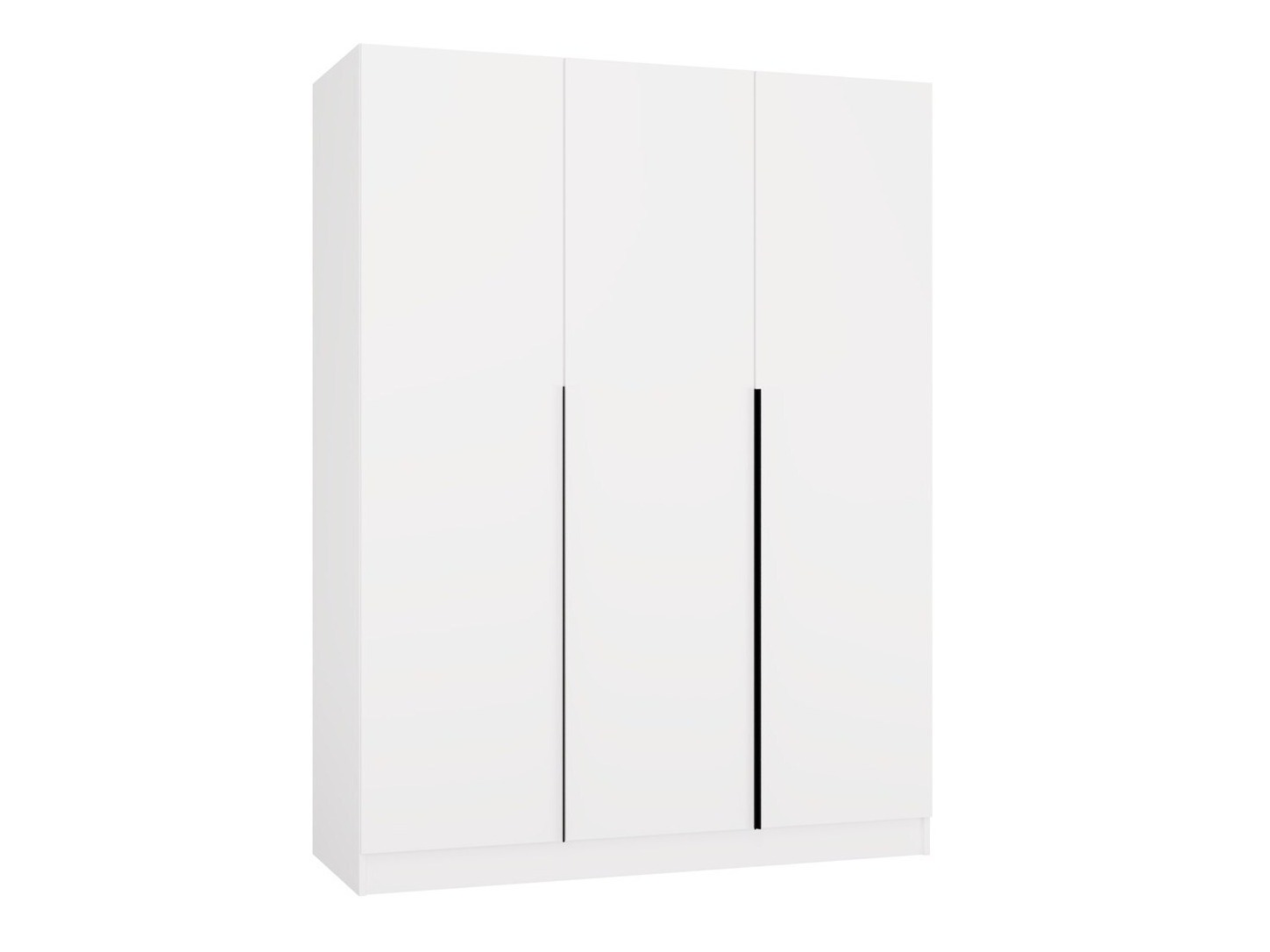 Kleiderschrank Mandeville 369 (Weiss + Schwarz)
