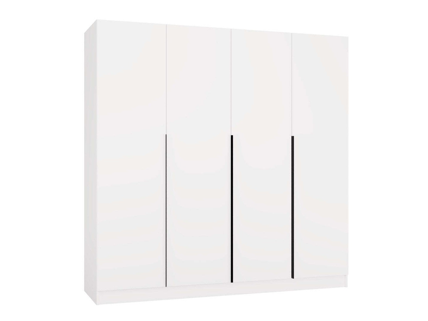 Kleiderschrank Mandeville 370 (Weiss + Schwarz)