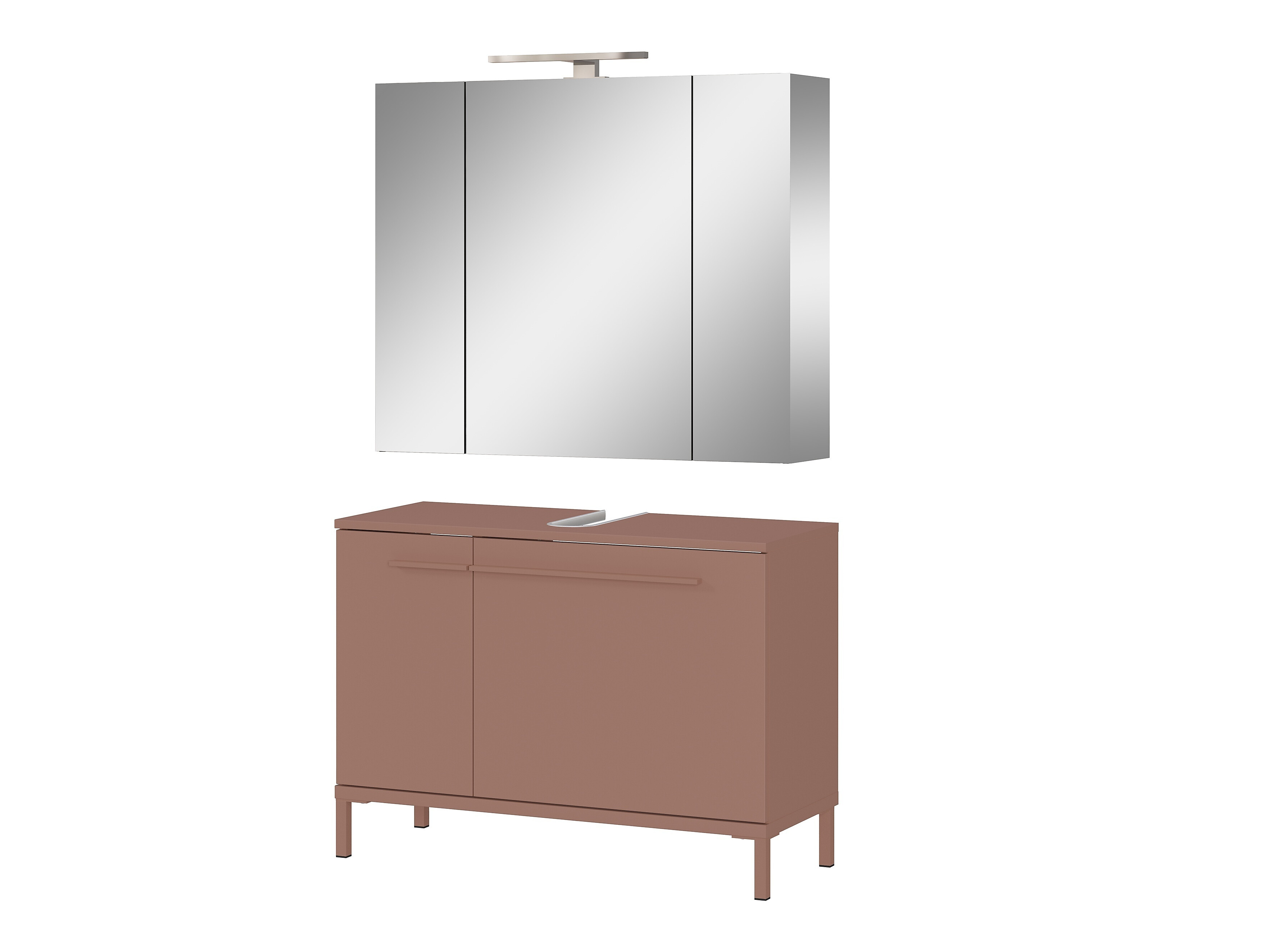 Badezimmer-Set Evaenou 106 (Braun)