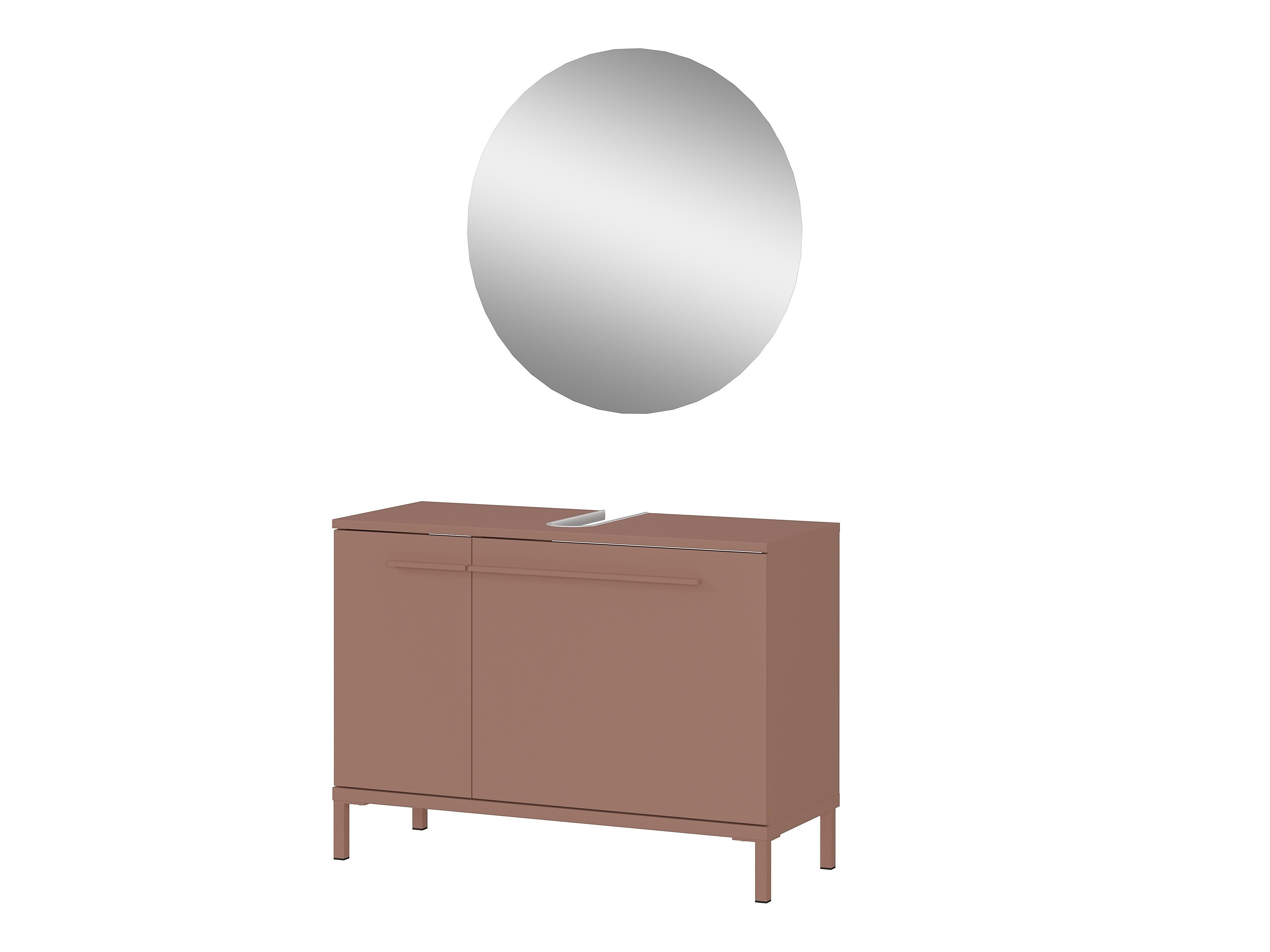 Badezimmer-Set Evaenou 107 (Braun)