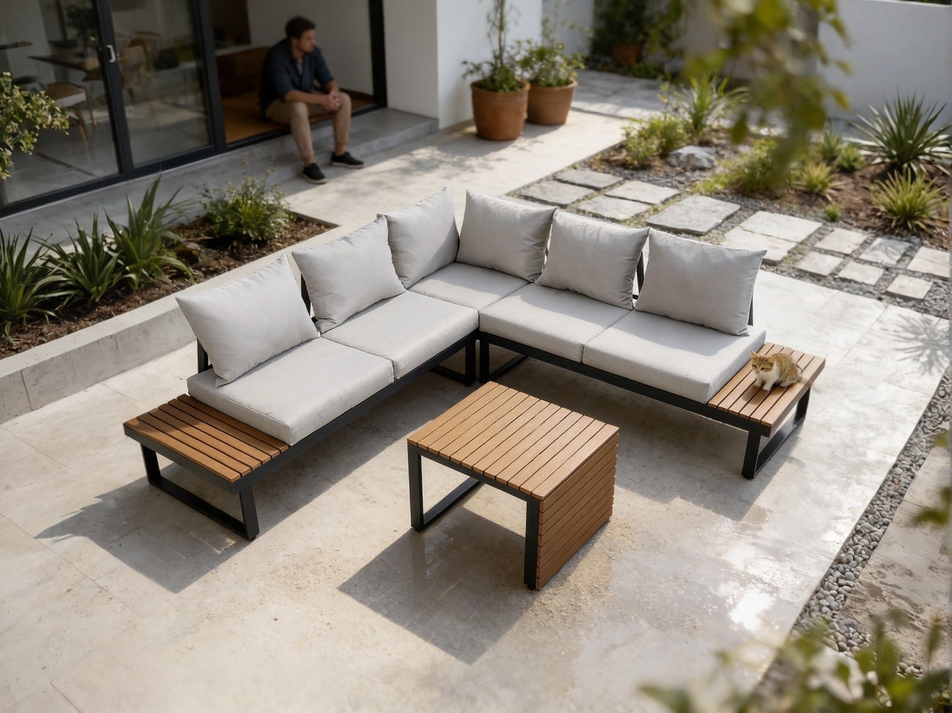 Gartenmöbel-Set Mandeville 374