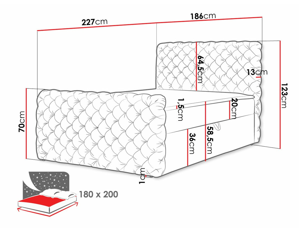 Boxspringbett SD2980