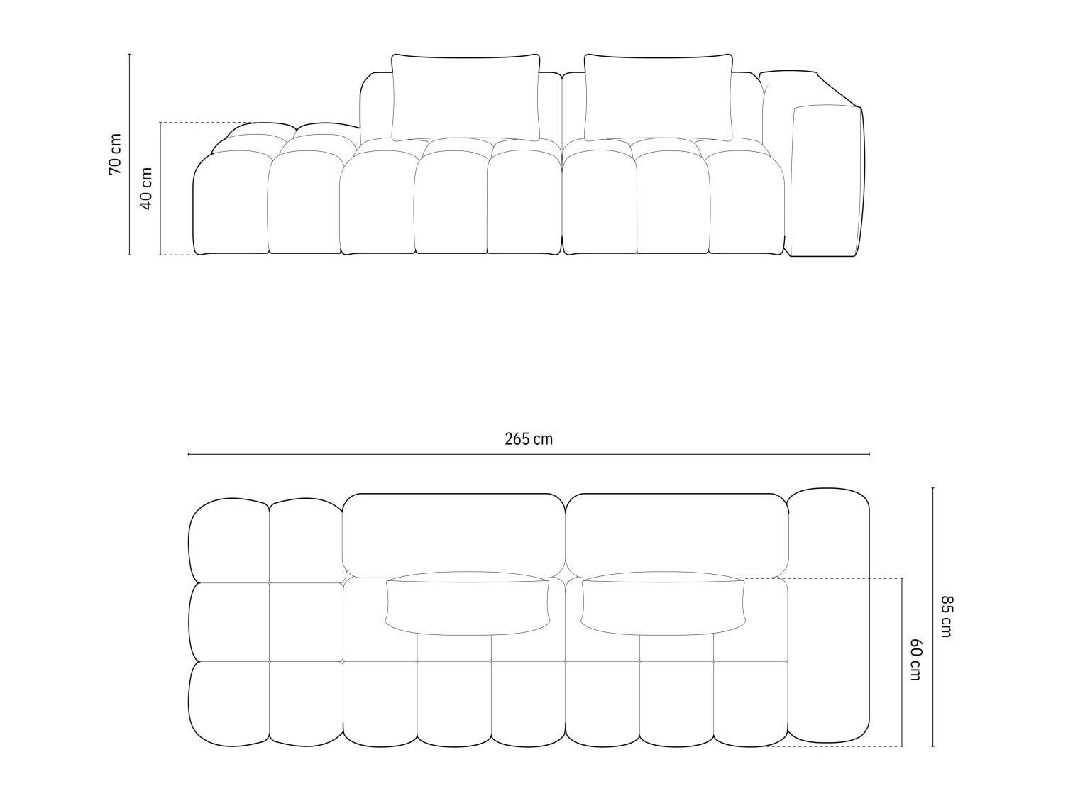 Sofa Odeveno 107 (Sorella 84)
