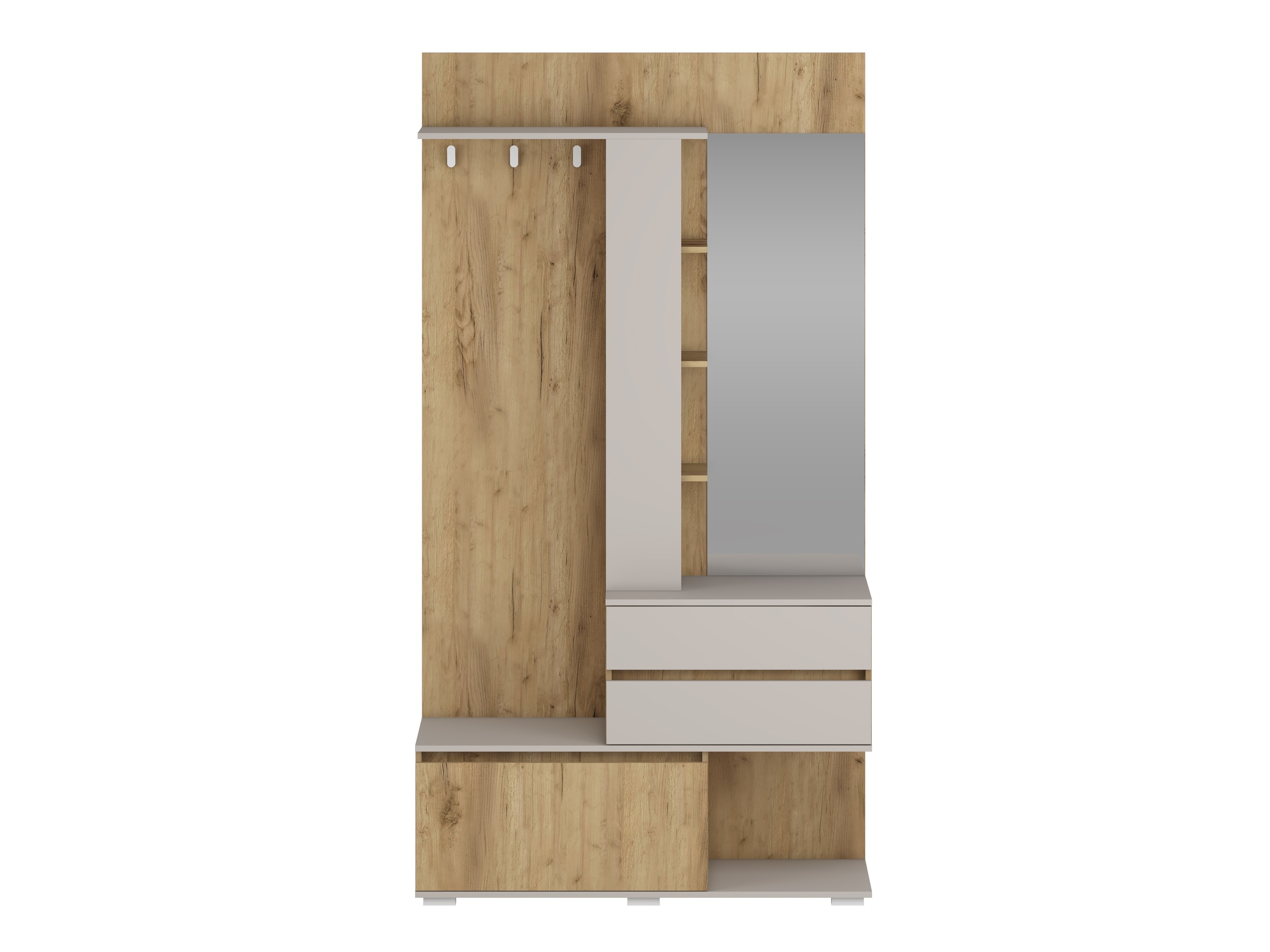 Flurgarnitur Houston 2123 (Goldene Eichenholzoptik + Kaschmir)