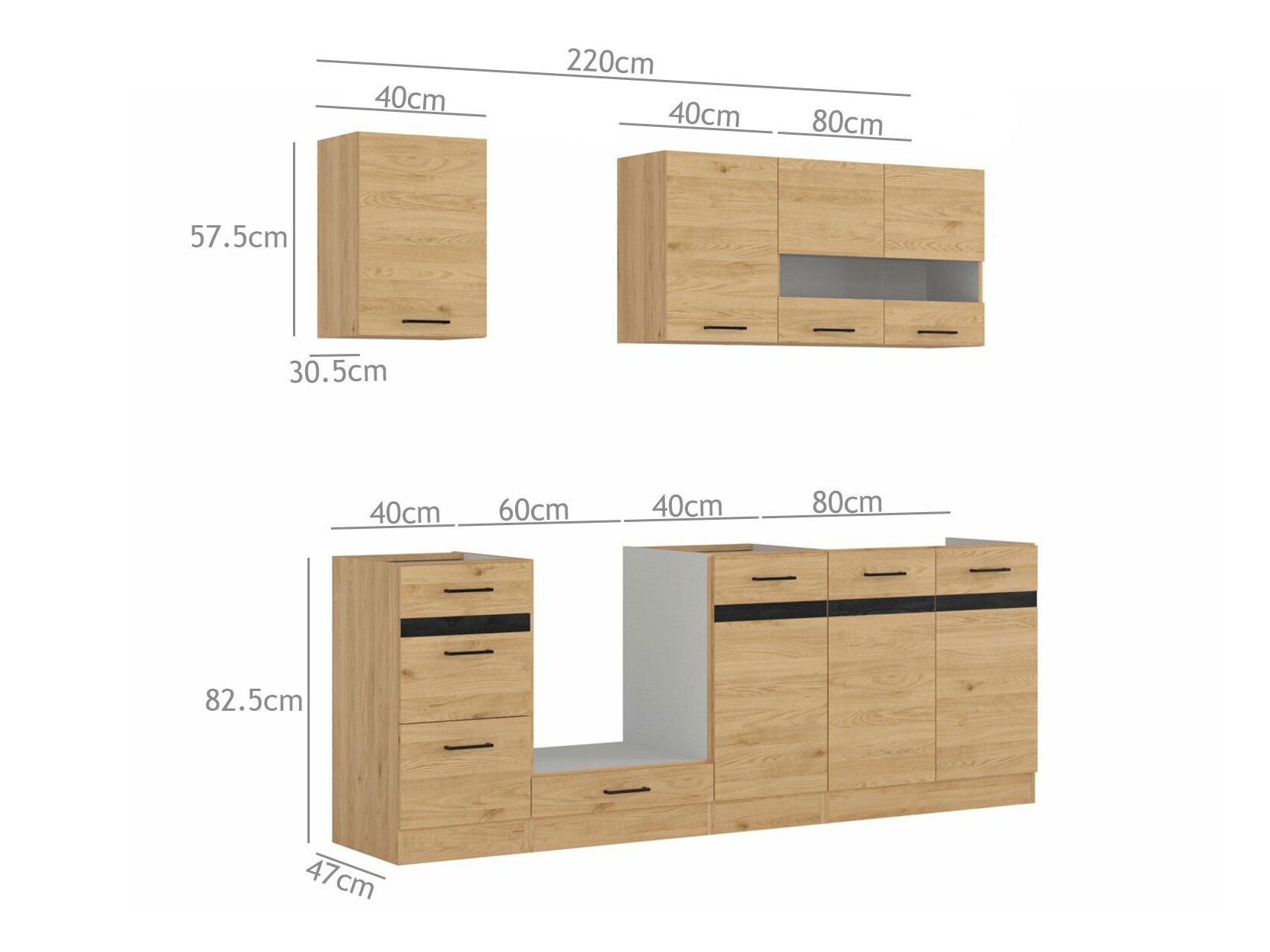 Modulares Küchenset Berna 121