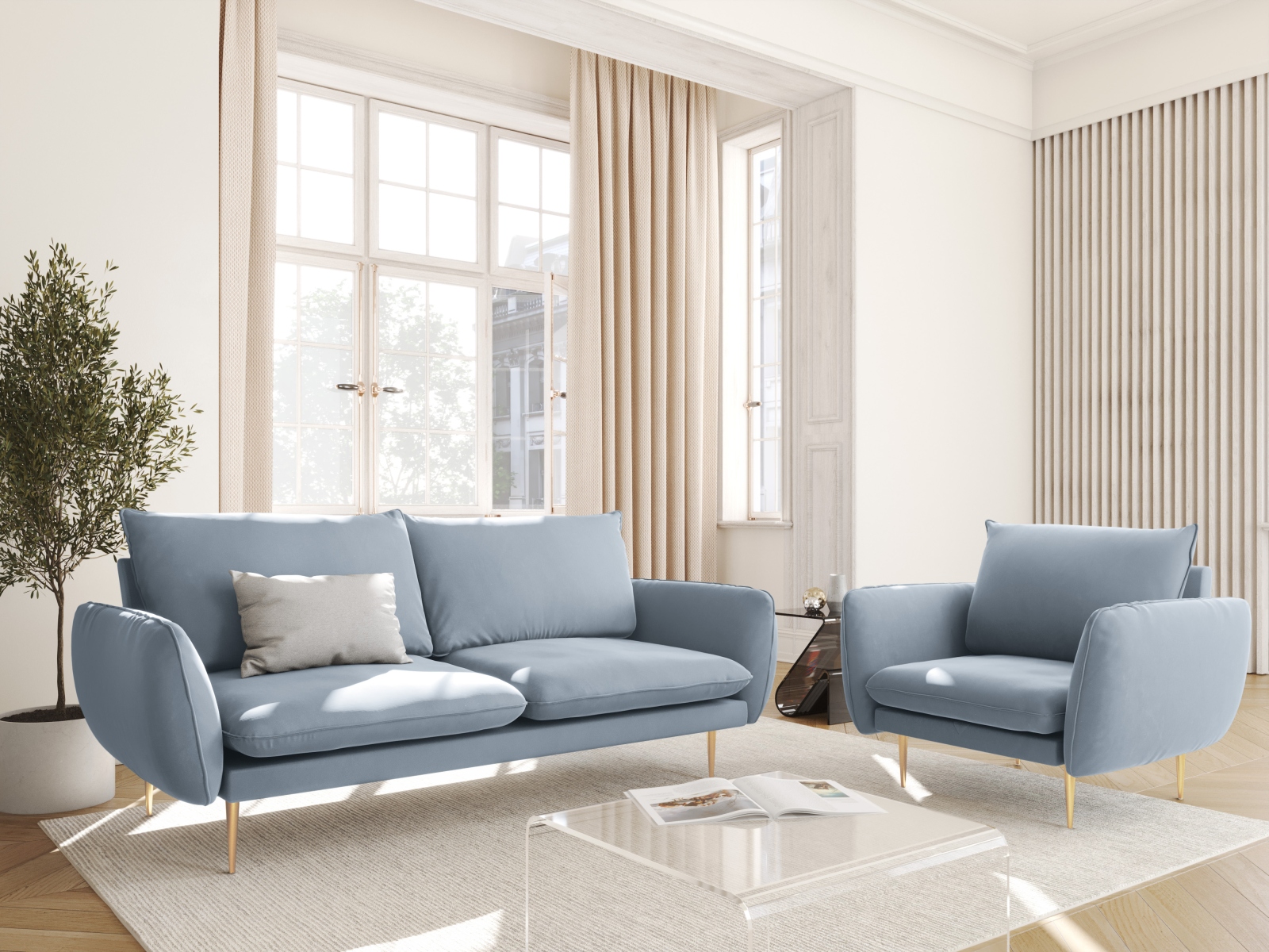Sessel Ferlevi 110 (Bluvel 06)