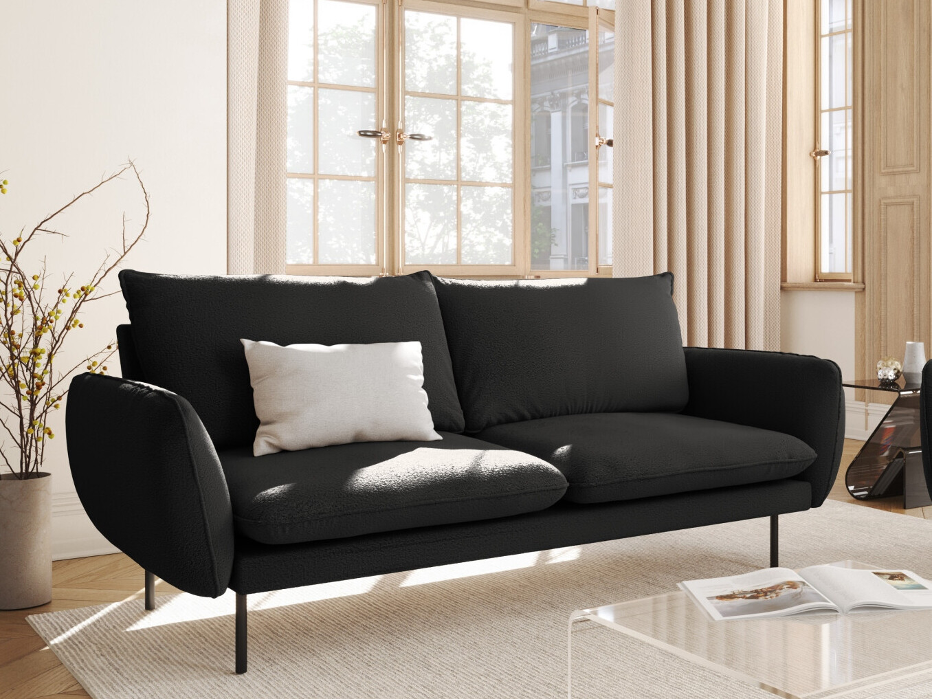 Sofa Ferlevi 128 (Ascot Black)